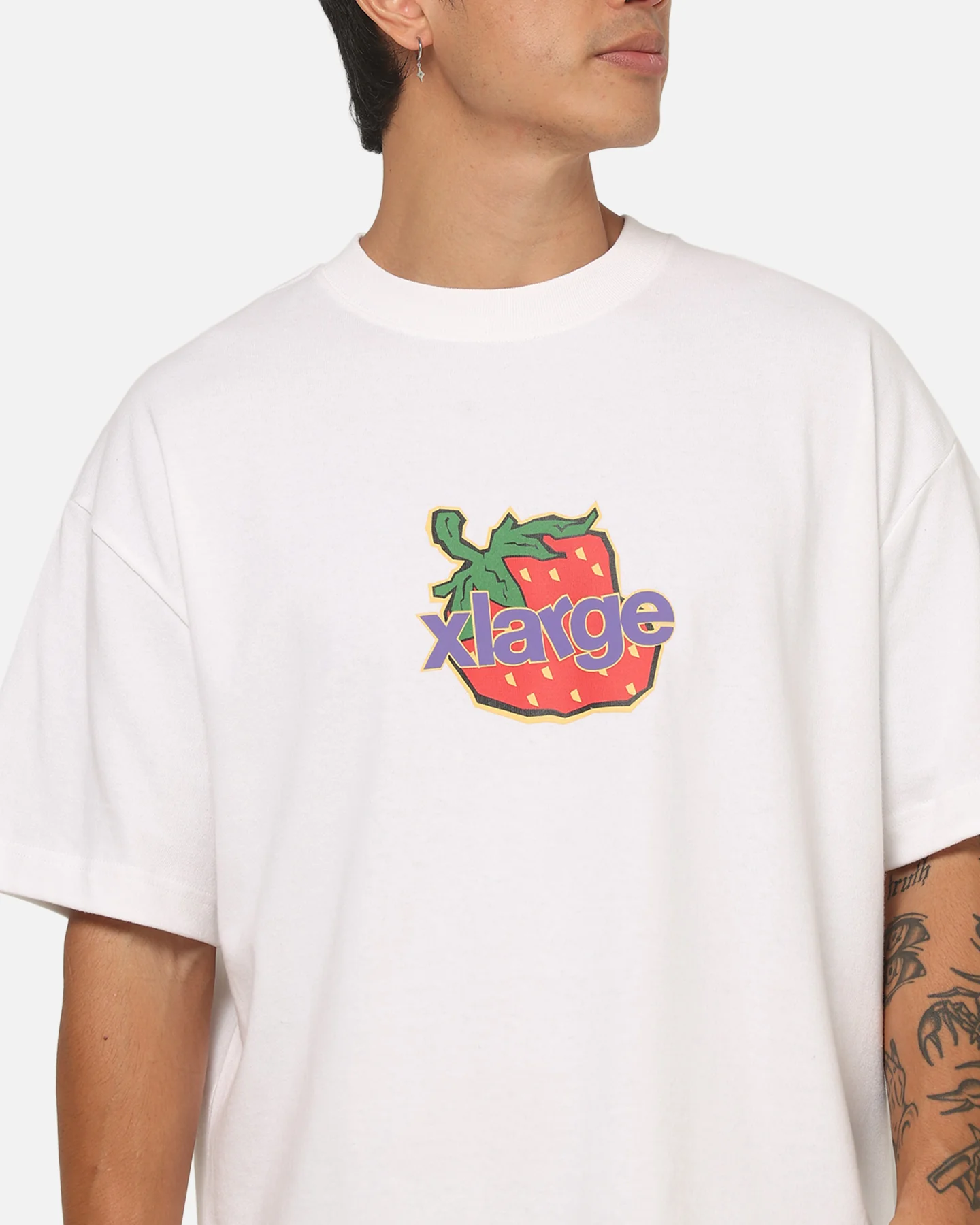 X-Large Strawberry Gorilla T-Shirt White - Image 7