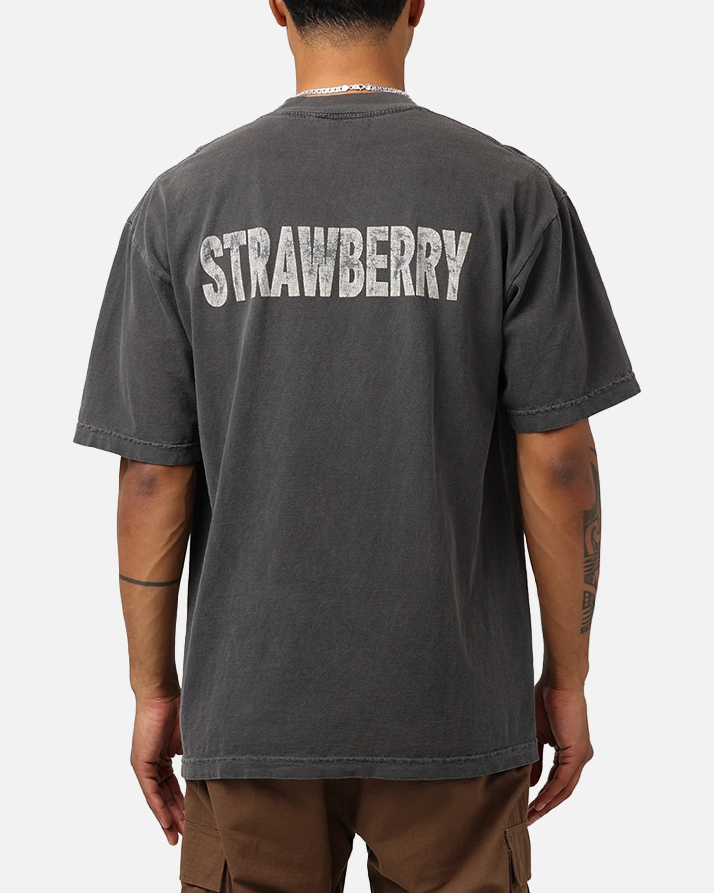 Strawberry St. Mary T-Shirt Vintage Black - Image 2