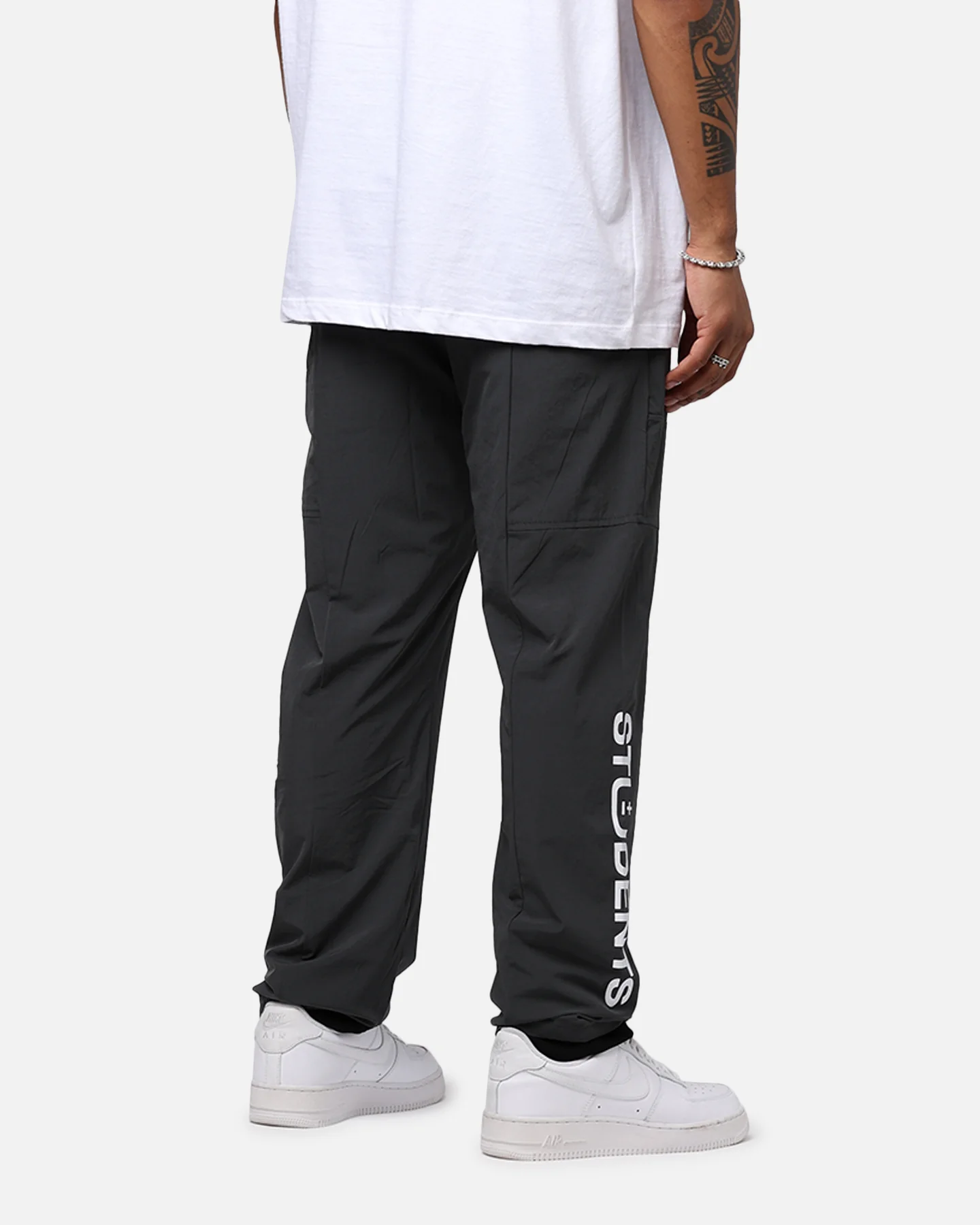 Students Golf Ace Nylon Pants Charcoal - Image 2