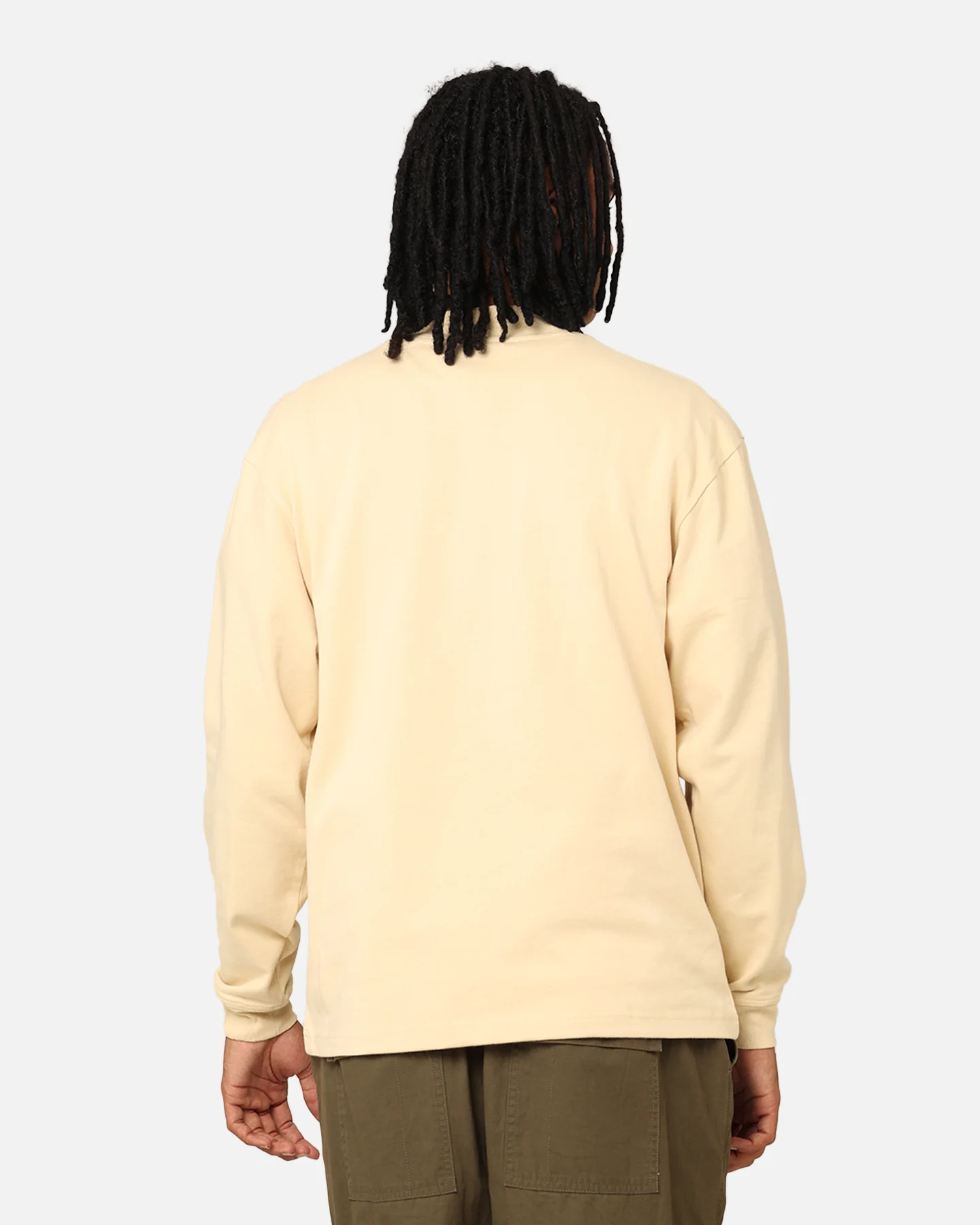Students Golf Addington Long Sleeve Mock Neck T-Shirt Sand - Image 4