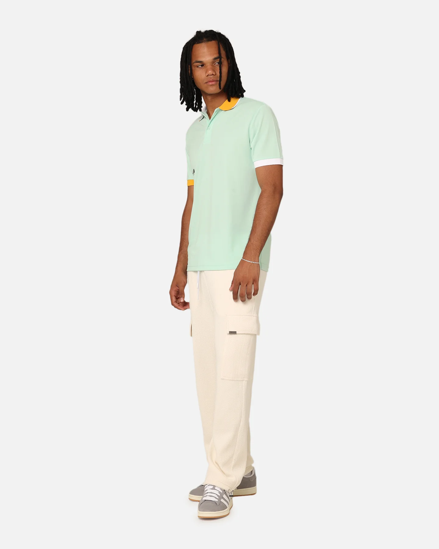 Students Golf Benfield Polo Shirt Mint - Image 2