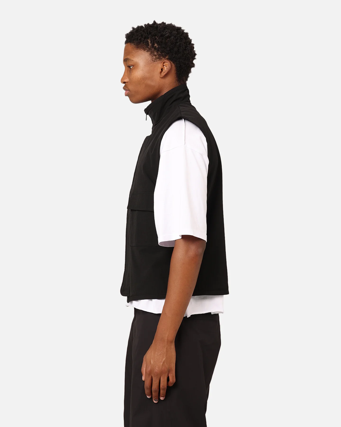 Students Golf Cashmore Vest Black - Image 6
