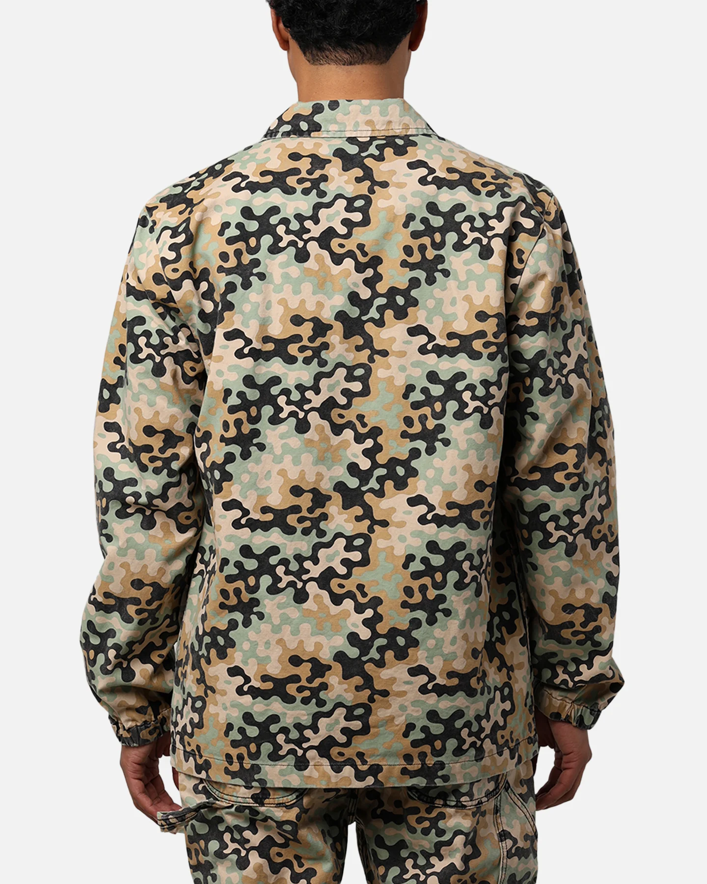 Students Golf Fletcher Camo Jacket Tan - Image 3