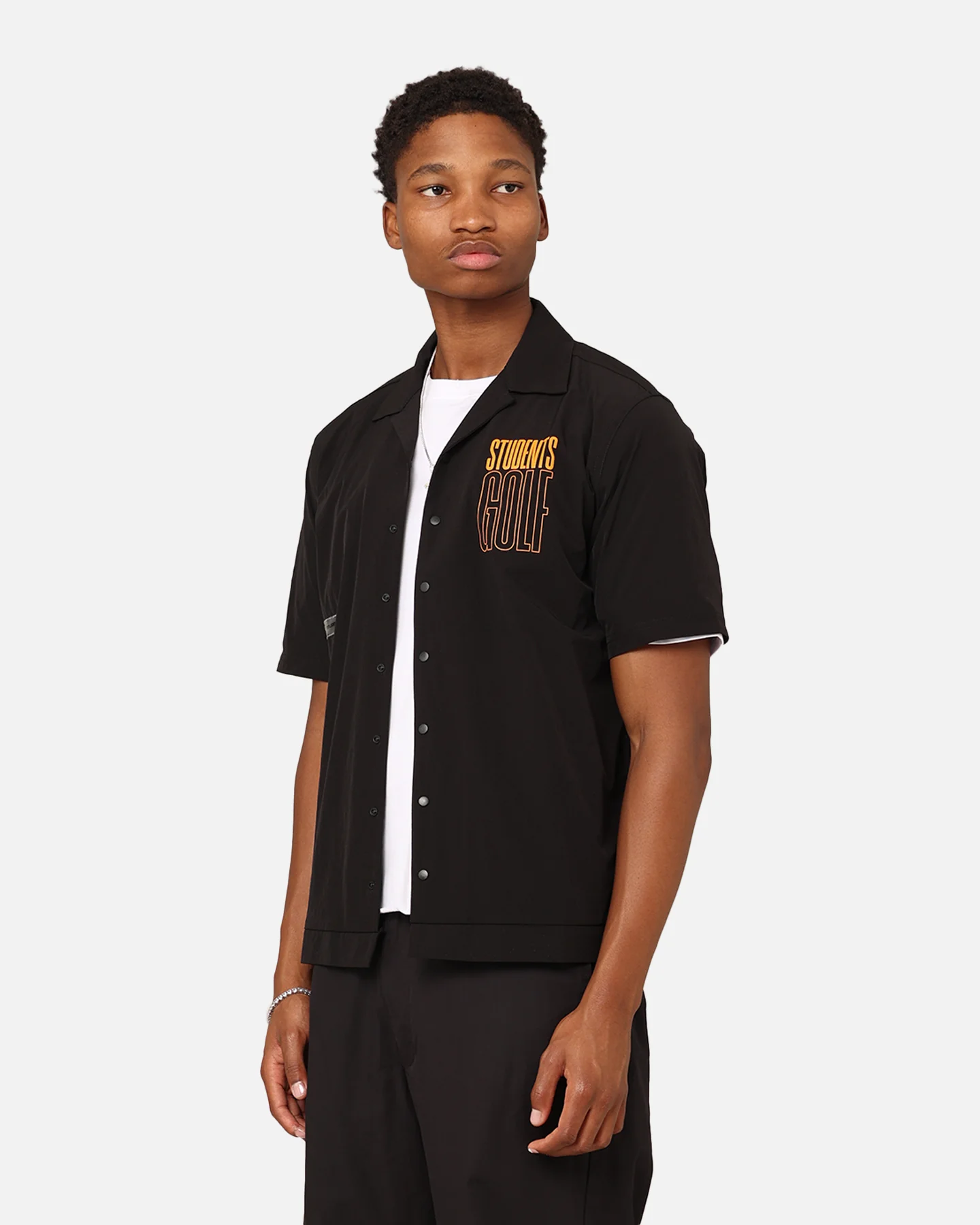 Students Golf Gearing Shirt Black - Image 2