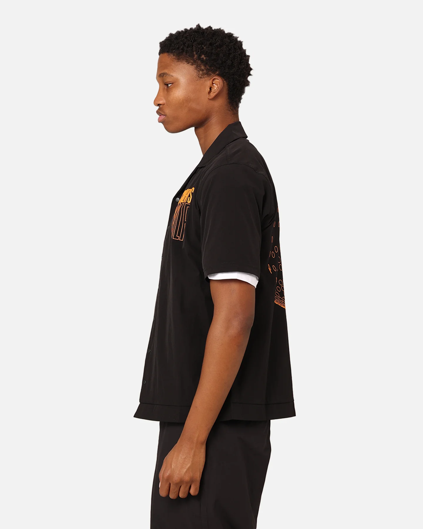 Students Golf Gearing Shirt Black - Image 7
