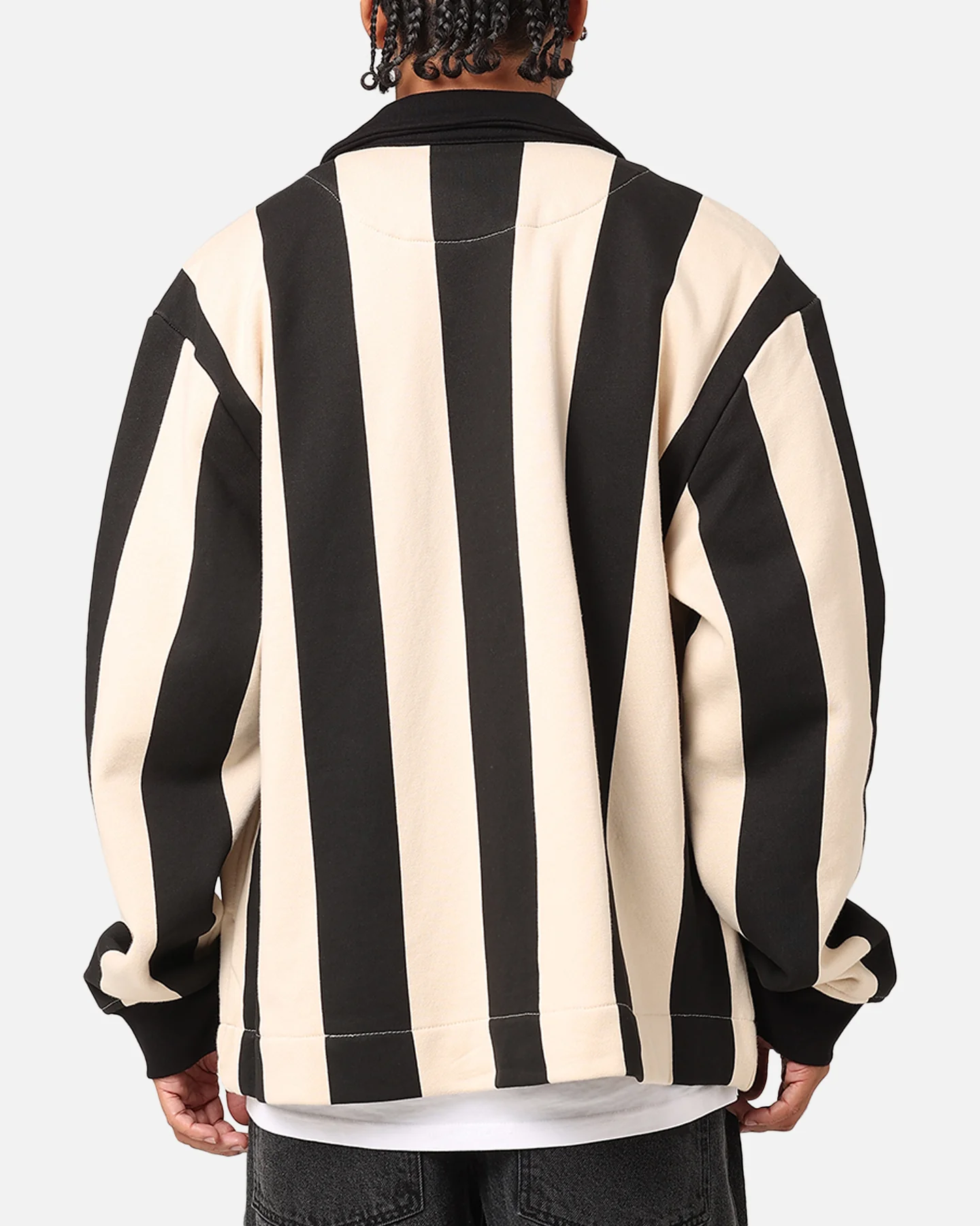 Students Golf Remington Stripes Jacket Black - Image 3