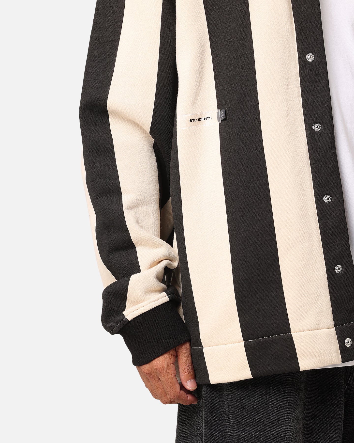 Students Golf Remington Stripes Jacket Black - Image 4
