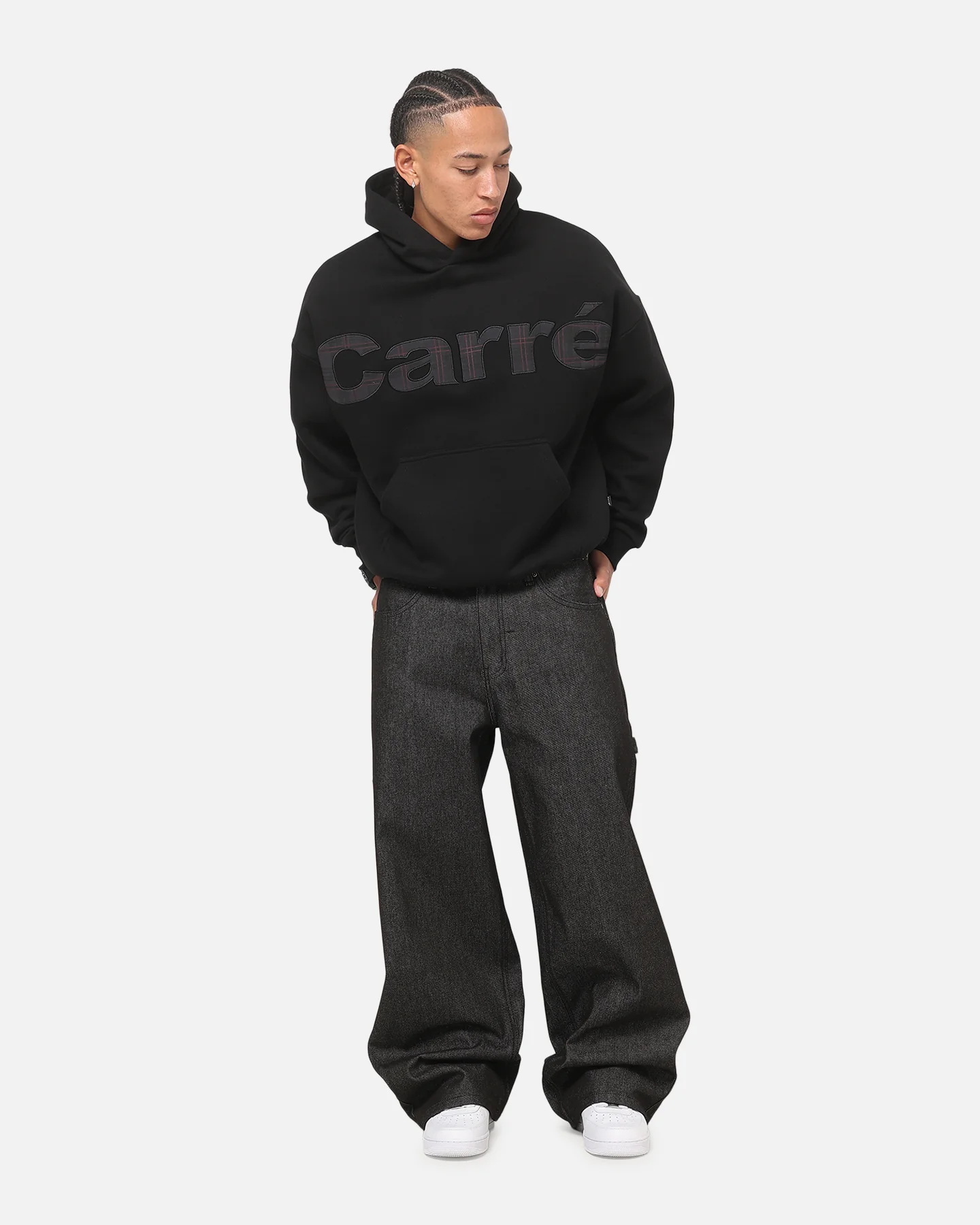Carre Studio Hoodie Solid Black - Image 2