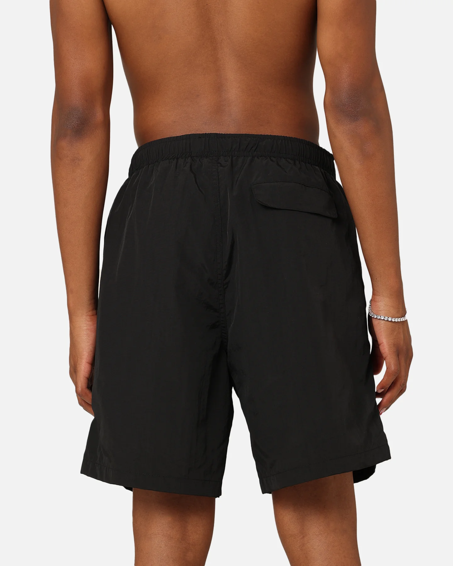 Stüssy 8 Ball Corp Nylon Shorts Black - Image 8