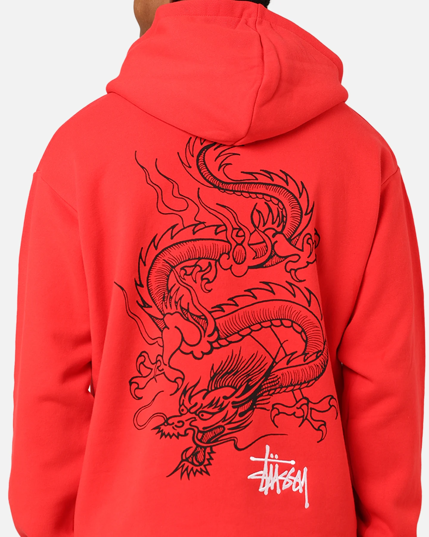 Stüssy Dragon Hoodie Pigment Red - Image 5
