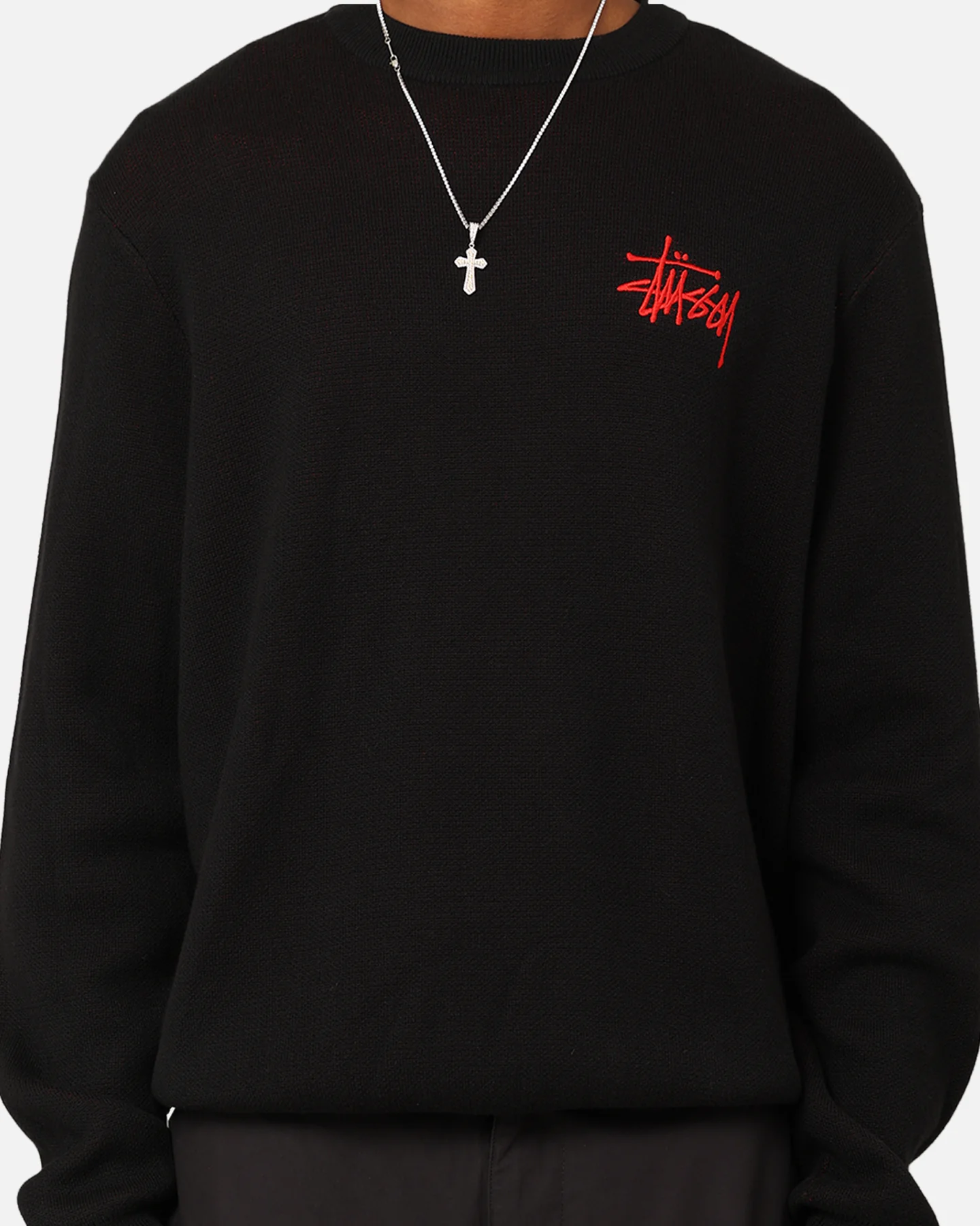 Stüssy Dragon Sweater Black - Image 4