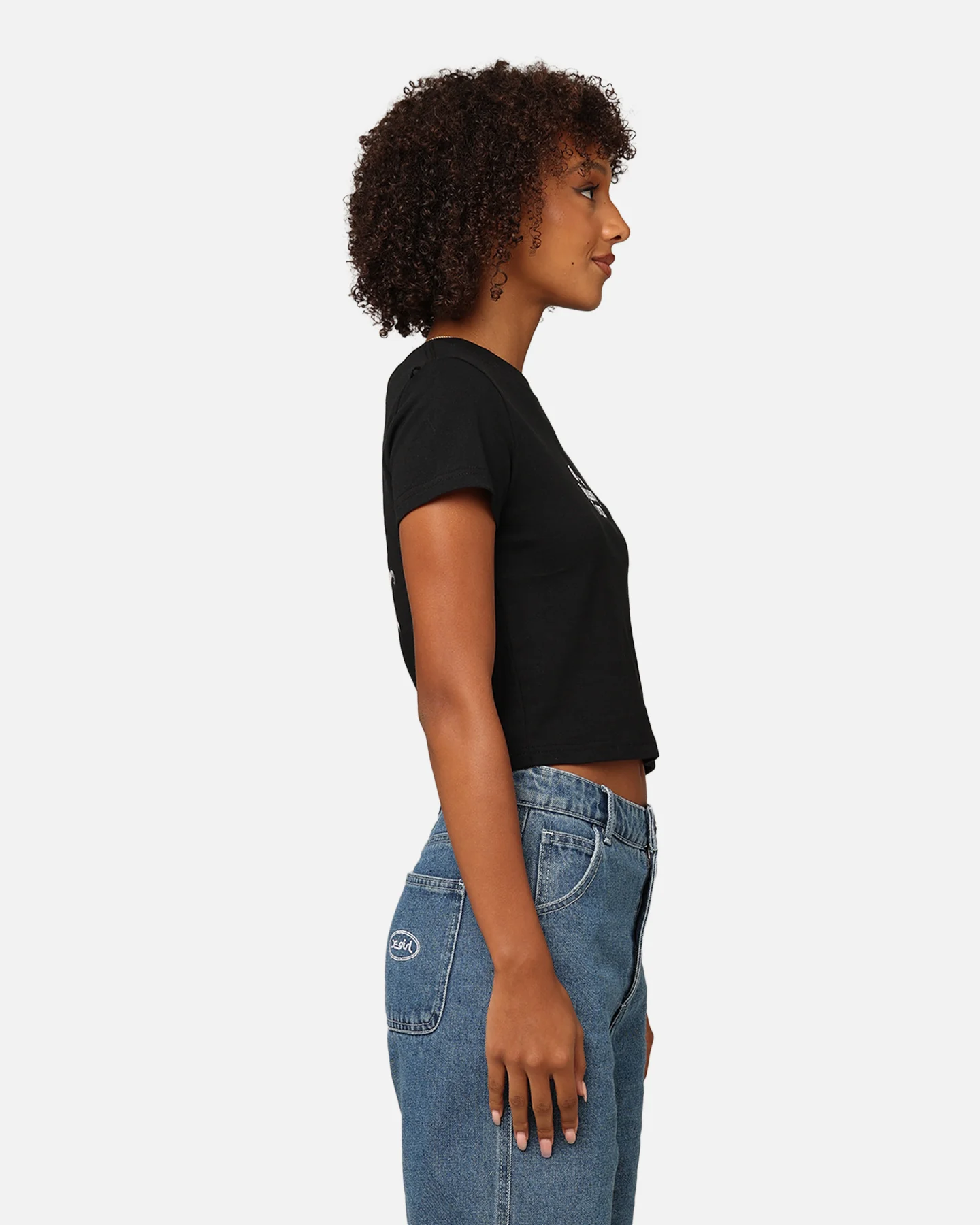 Stüssy Women's 8 Ball Corp Relaxed T-Shirt Black - Image 6