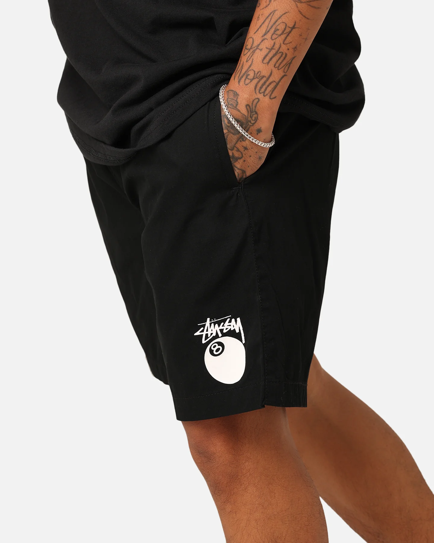 Stussy 8 Ball Beach Shorts Black - Image 4