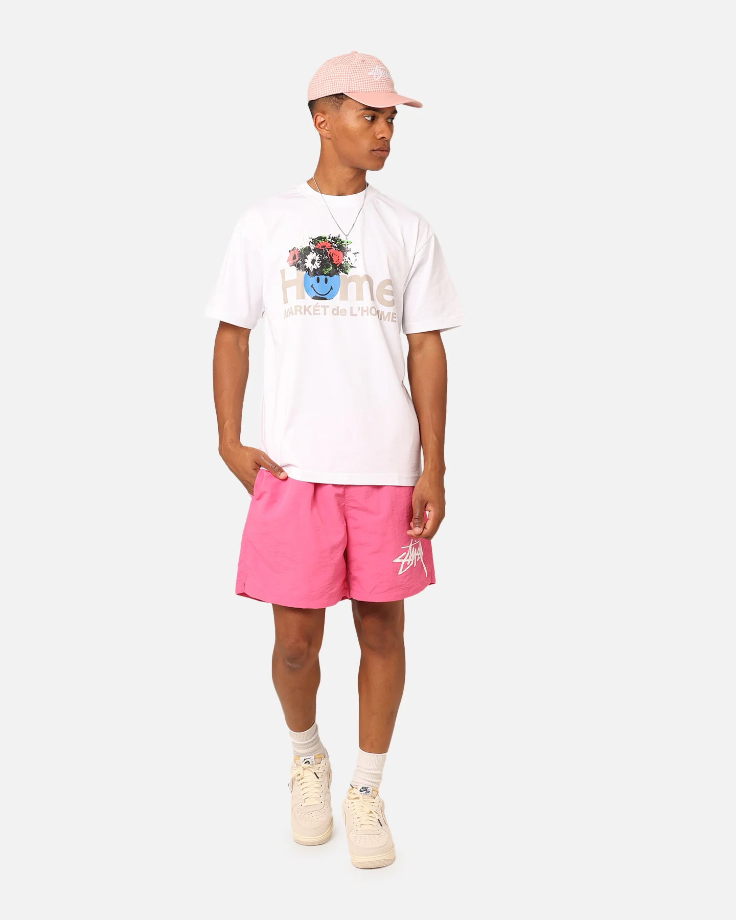 Stussy Big Stock Water Shorts Pink - Image 2