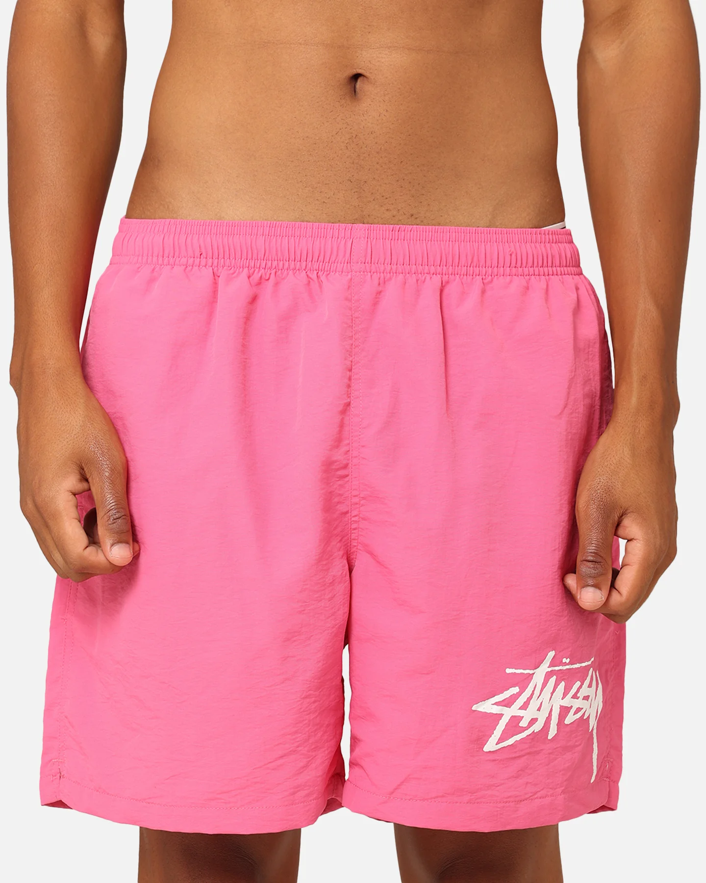 Stussy Big Stock Water Shorts Pink - Image 7