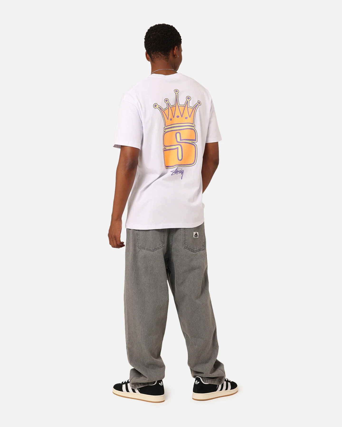 Stussy Crown T-Shirt White - Image 3
