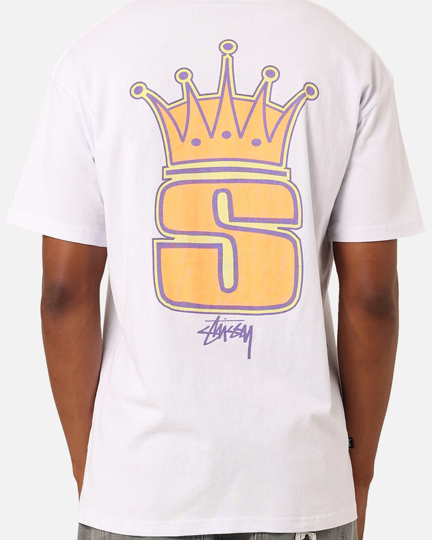 Stussy Crown T-Shirt White - Image 5