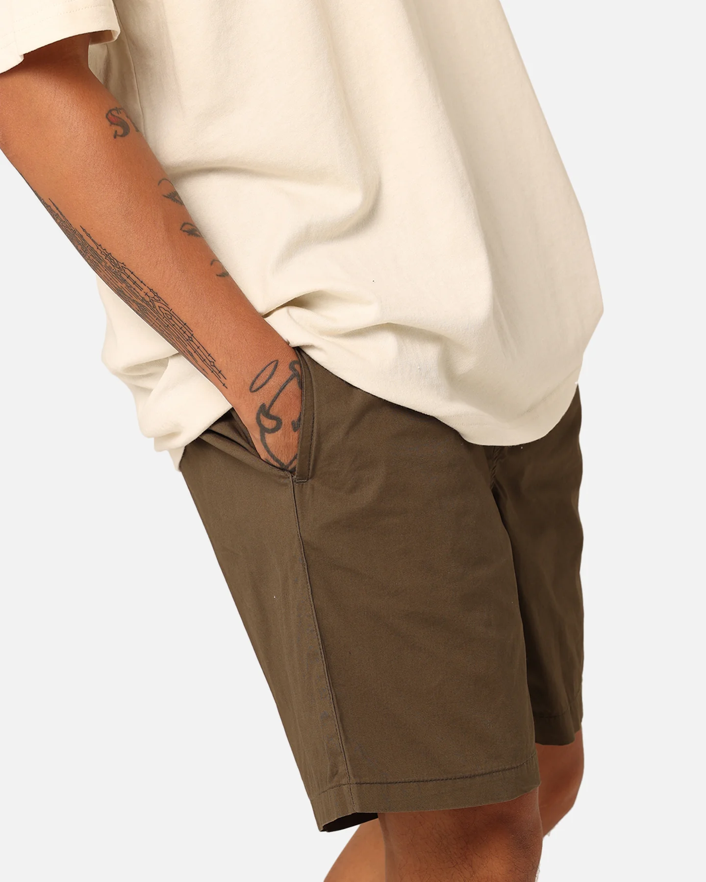 Stussy Designs Dice Beach Shorts Dusty Green - Image 3