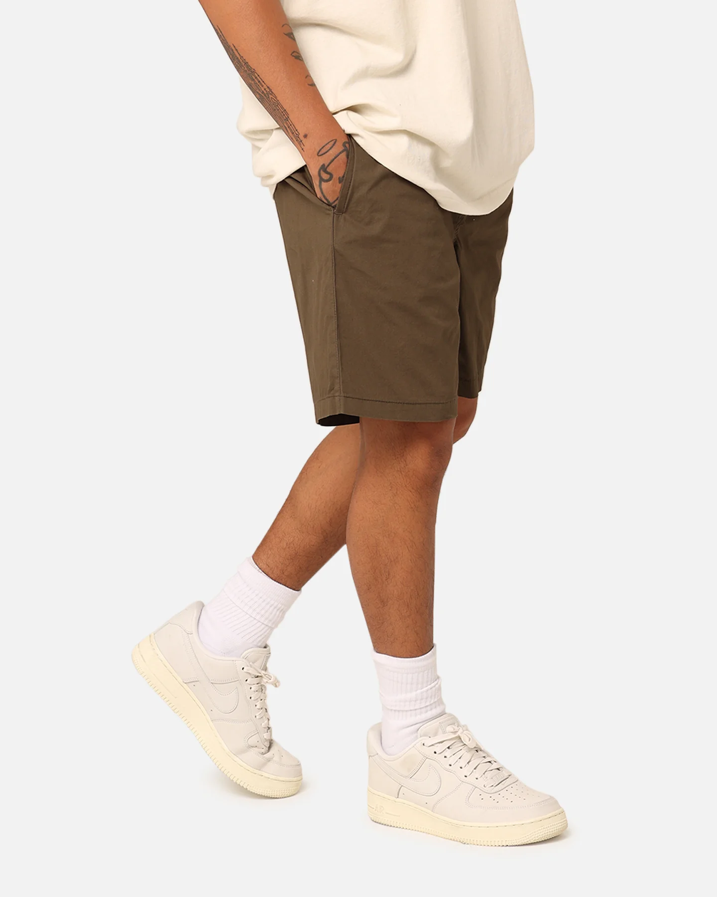 Stussy Designs Dice Beach Shorts Dusty Green - Image 5