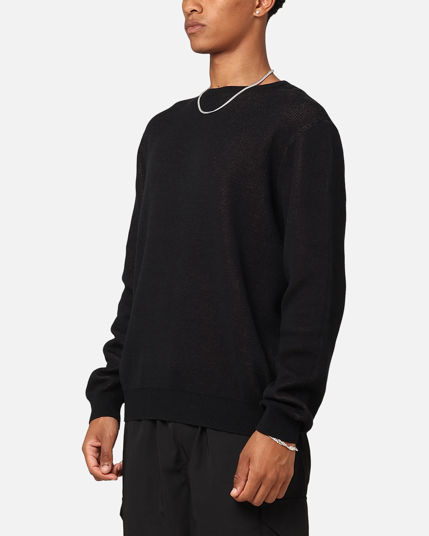 Stussy Fire Dice Sweater Black - Image 6