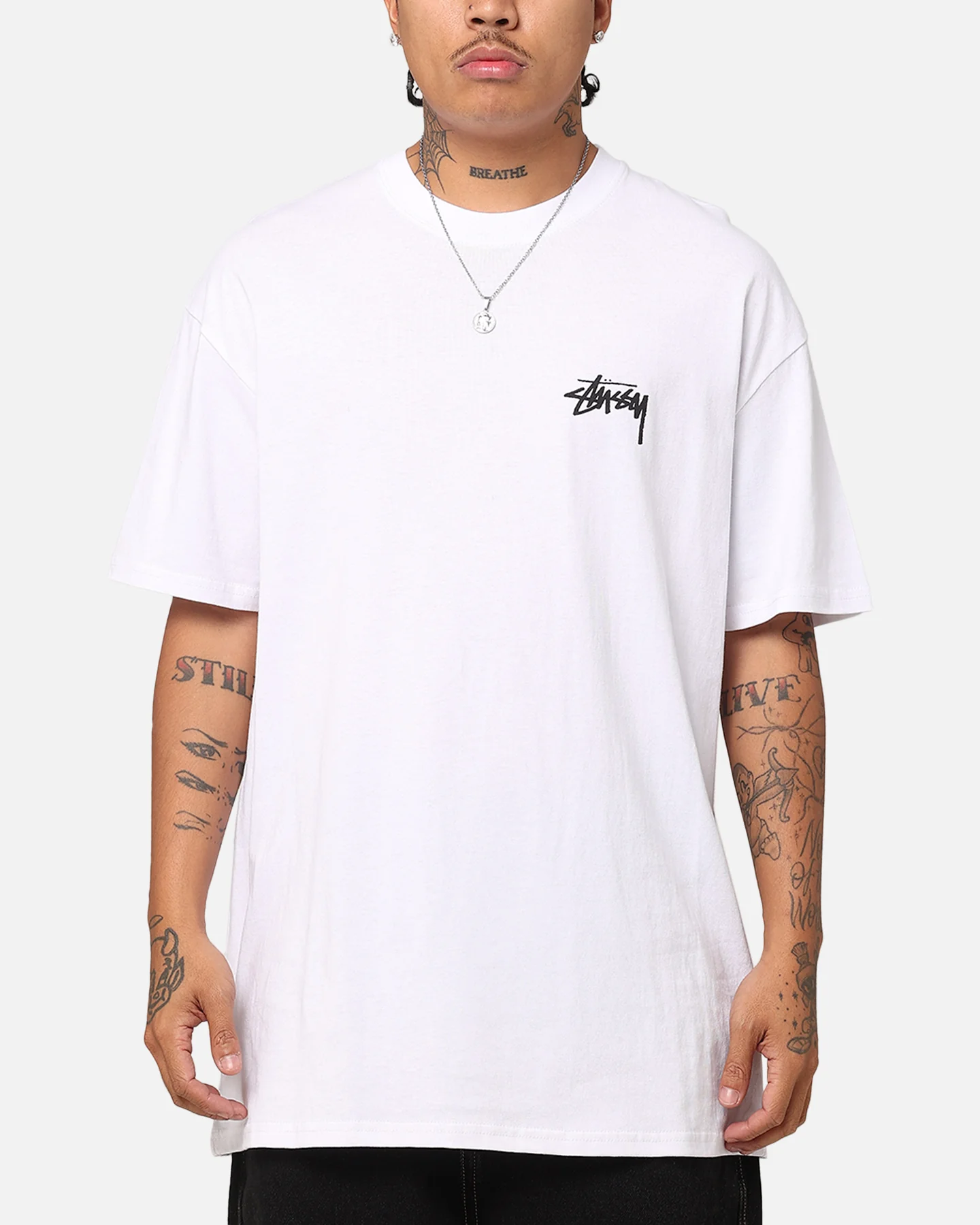 Stussy Fire Dice T-Shirt White - Image 2