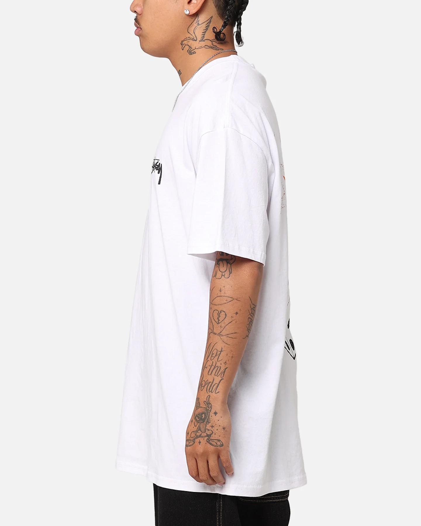 Stussy Fire Dice T-Shirt White - Image 6