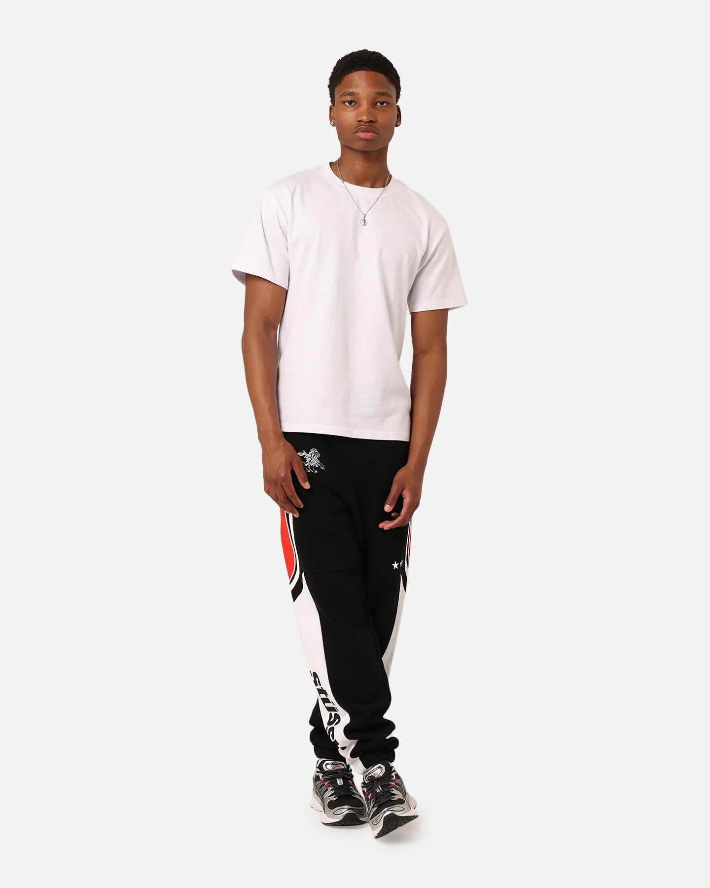 Stussy Football Panelled Track Pants Black - Image 2
