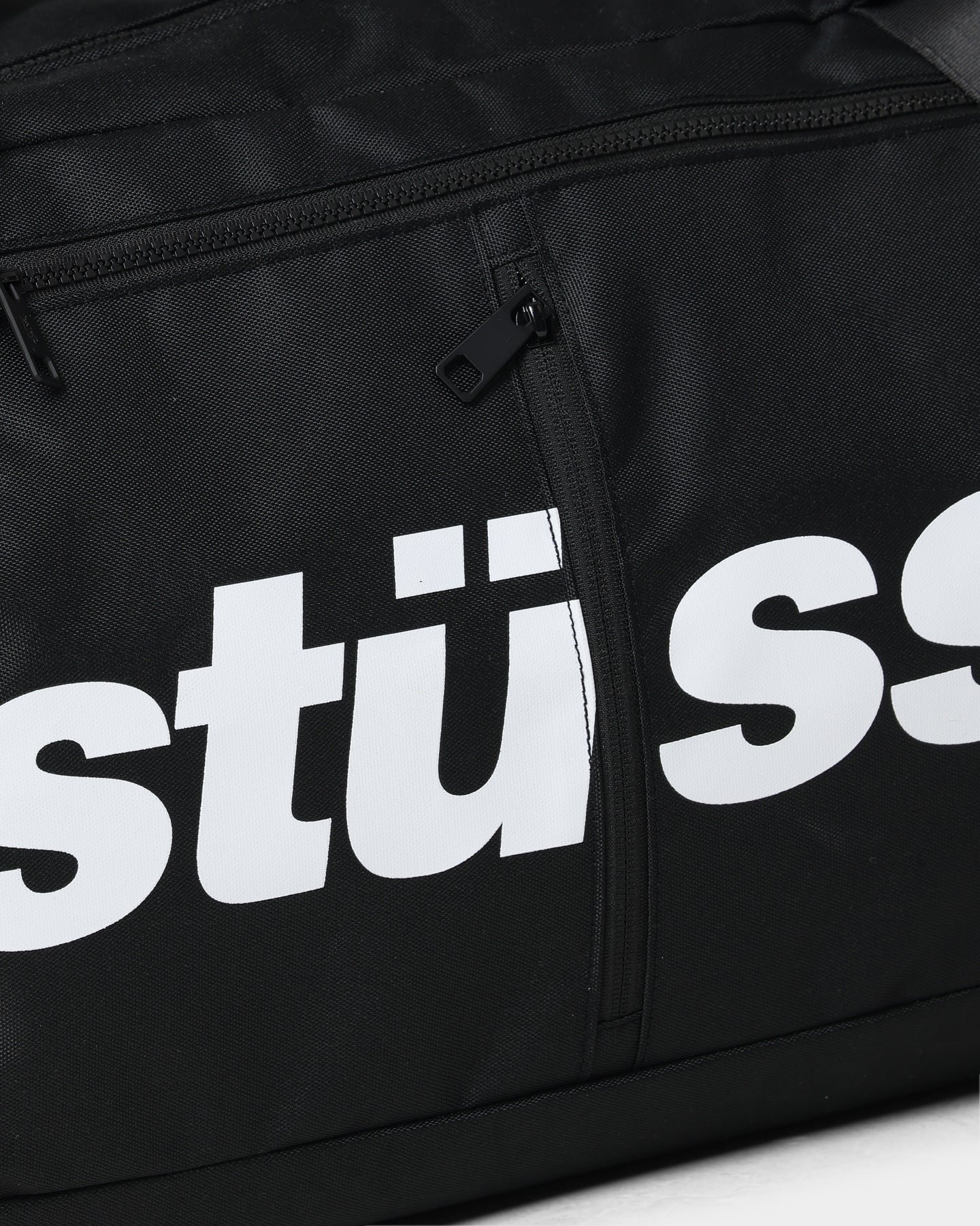Stussy Italic Duffle Bag Black - Image 6