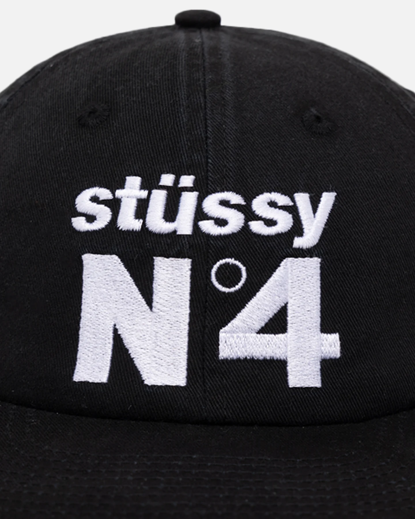 Stussy No. 4 Low Pro Cap Black - Image 5