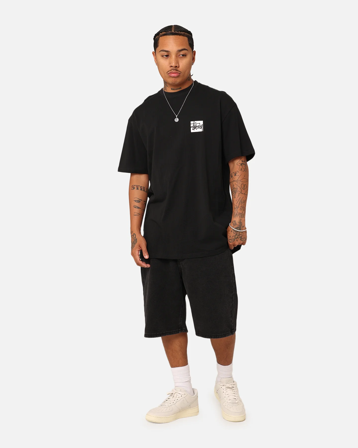 Stussy Square LCB T-Shirt Black - Image 8