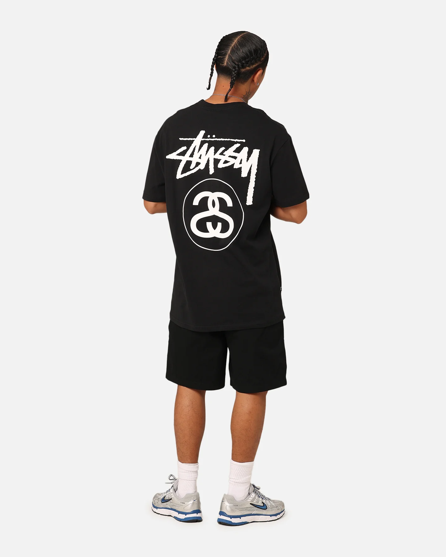 Stussy SS Link T-Shirt Black/White - Image 3