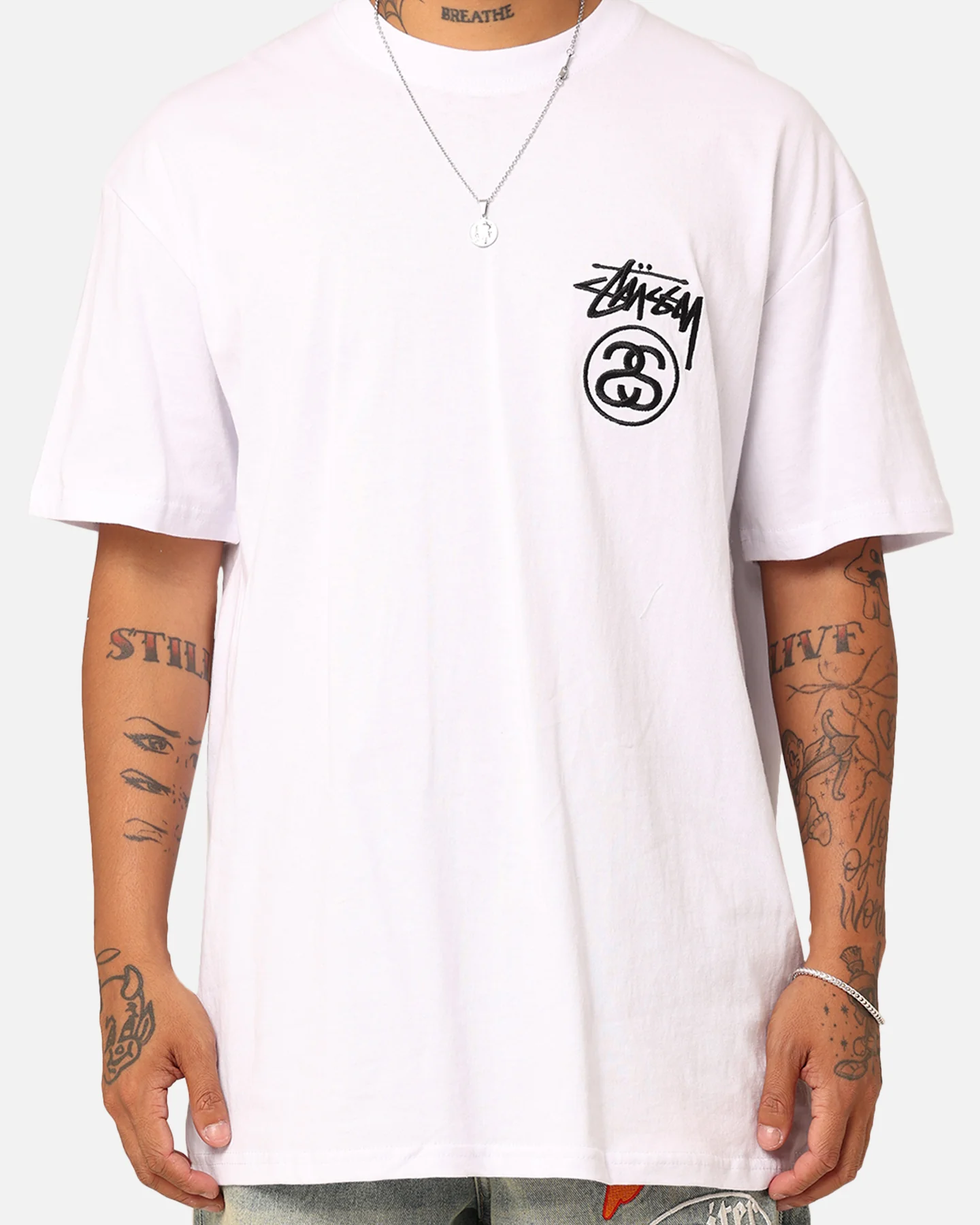 Stussy SS Link T-Shirt White - Image 4