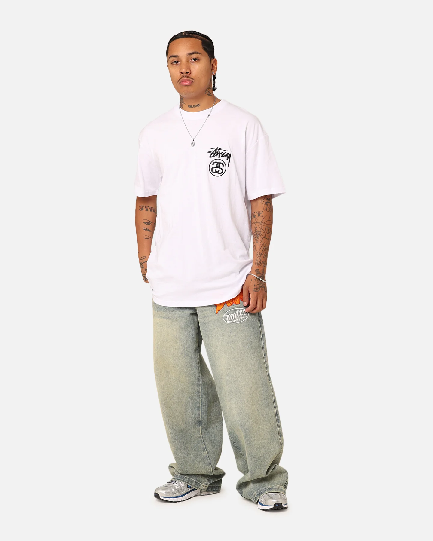 Stussy SS Link T-Shirt White - Image 8
