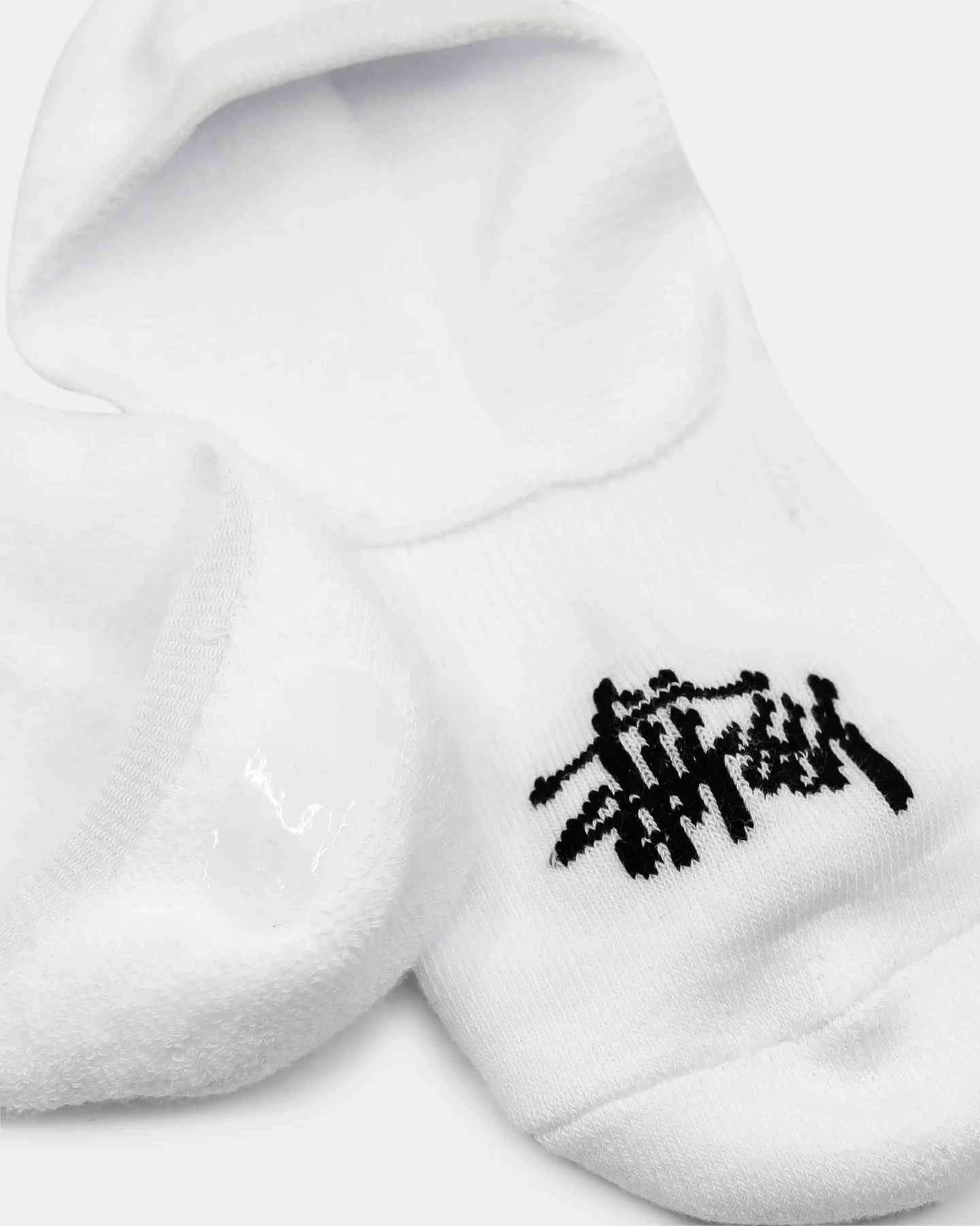 Stussy Mens Graffiti No-Show Sock 3PK White - Image 4
