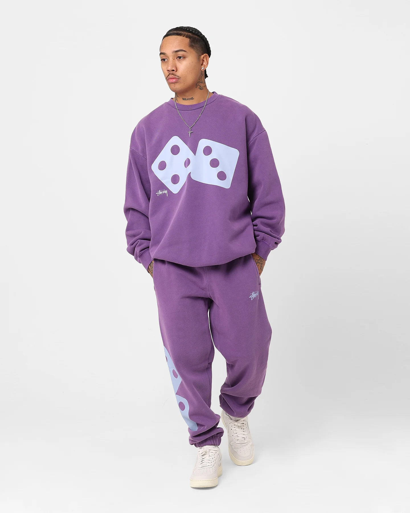 Stussy Two Dice Track Pants Pigment Bright - Image 2