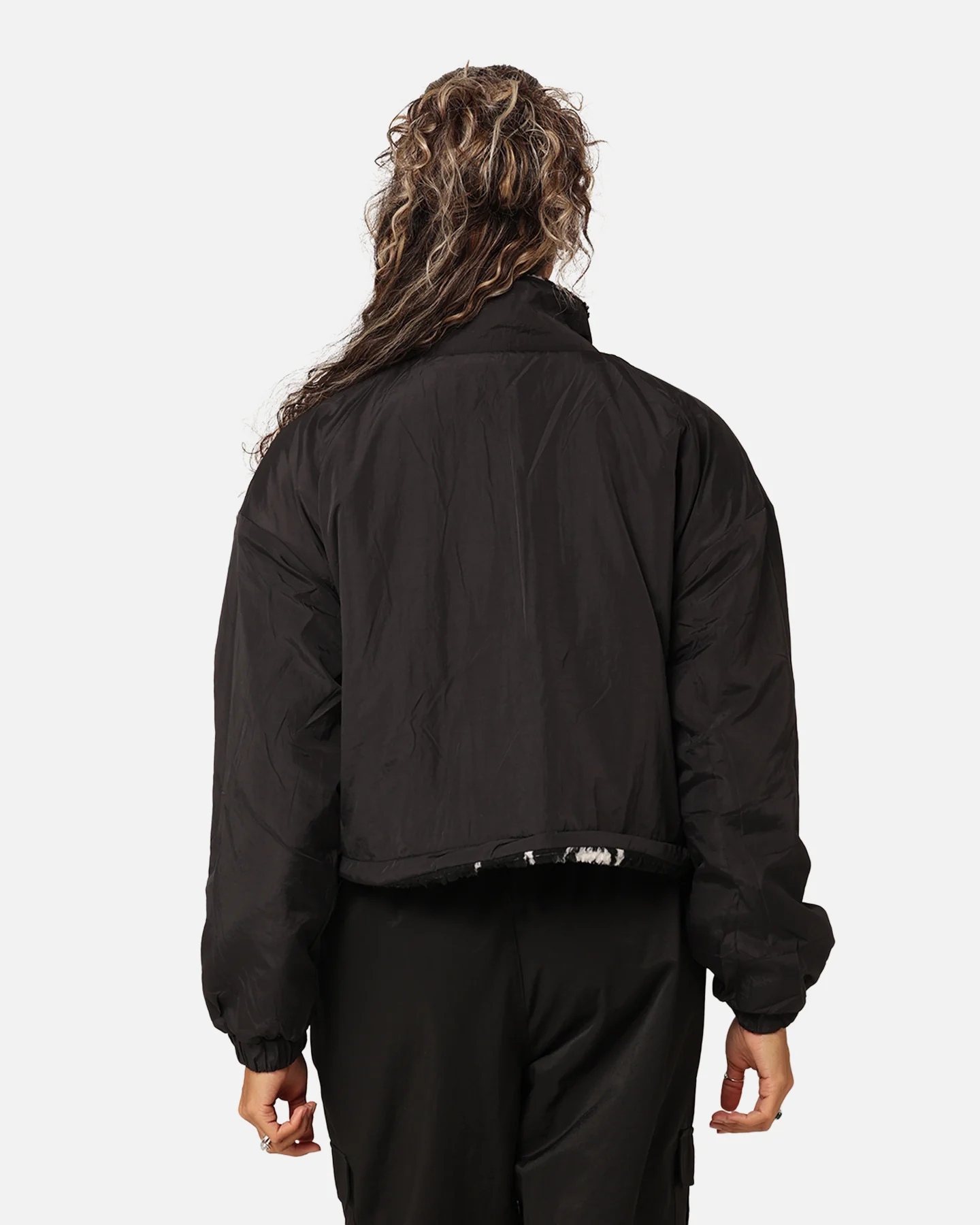 Stussy Women's Dragon Reversible Work Jacket Black - Image 6