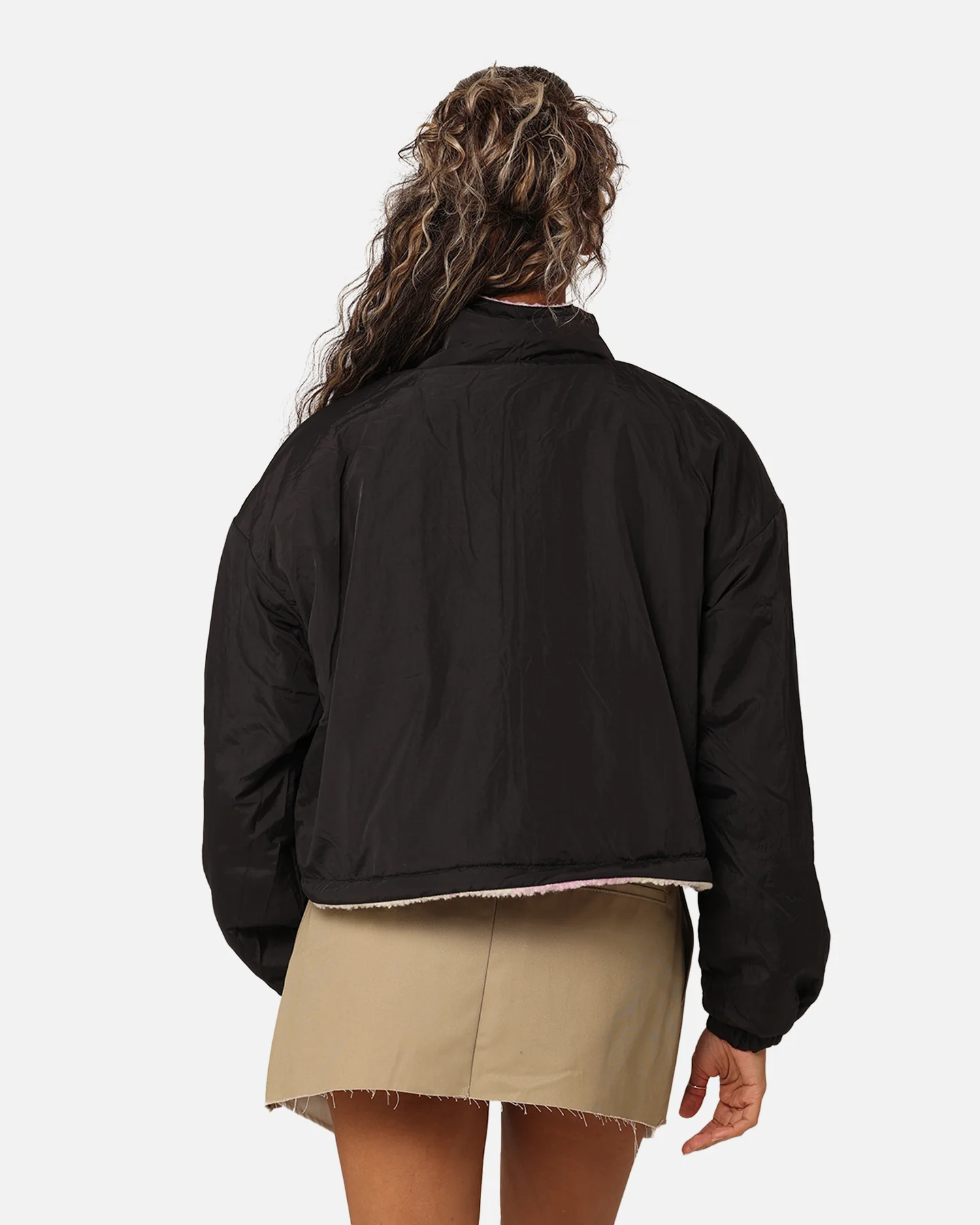 Stussy Women's Dragon Reversible Work Jacket Pink - Image 7