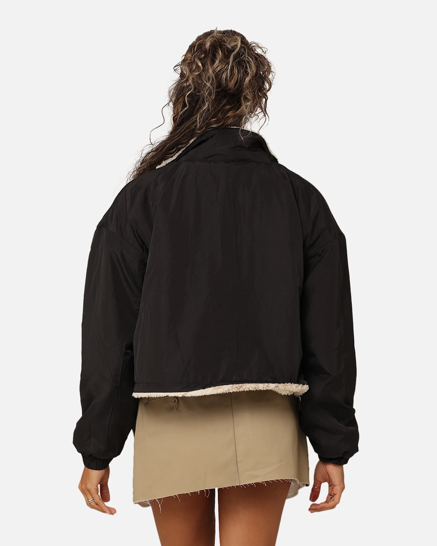 Stussy Women's Dragon Reversible Work Jacket Taupe - Image 6