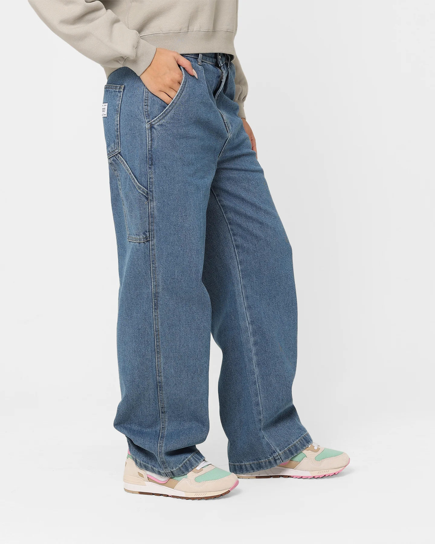 Stussy Women's Nevada Denim Pants Indigo Denim - Image 5