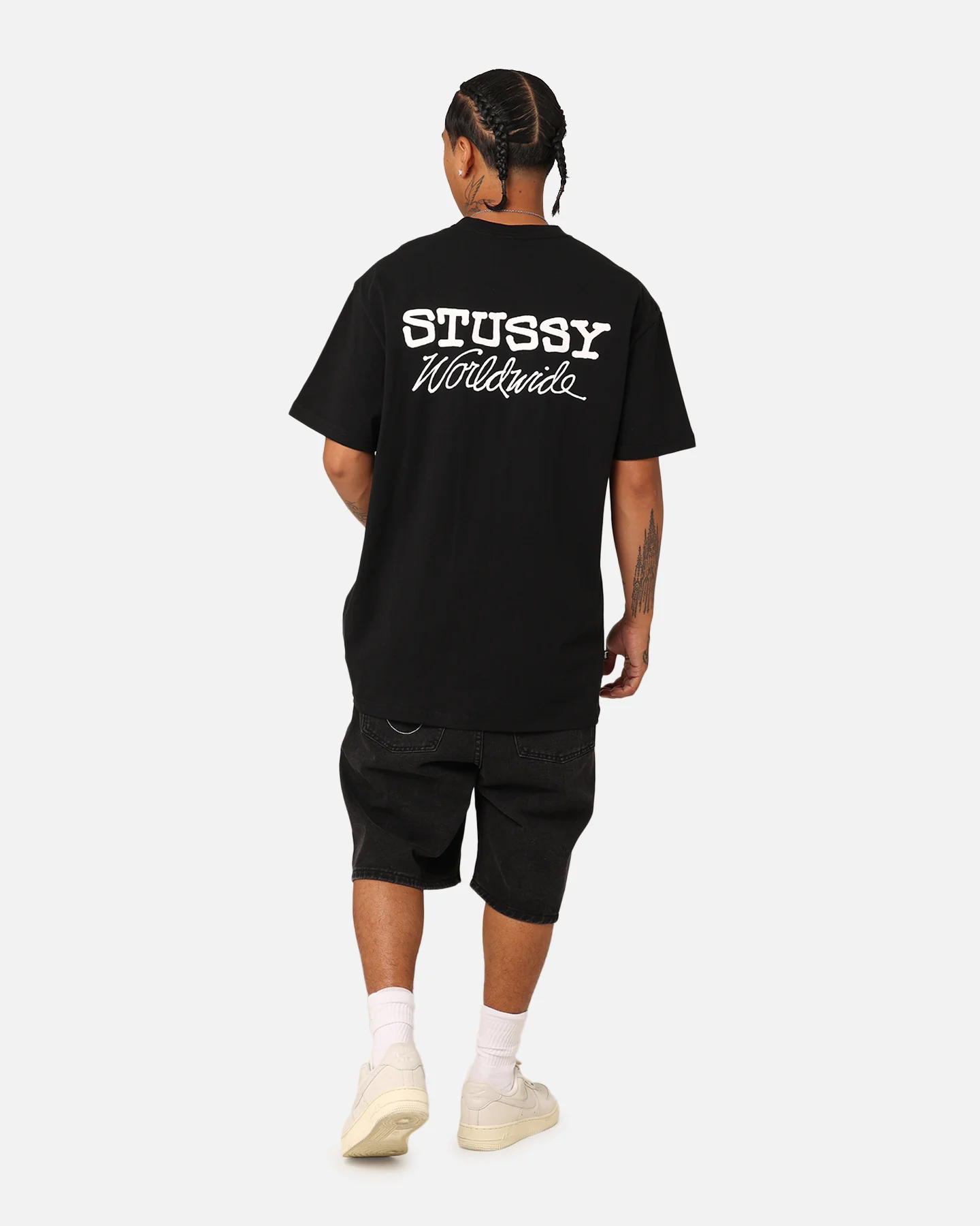 Stussy Worldwide T-Shirt Black - Image 3