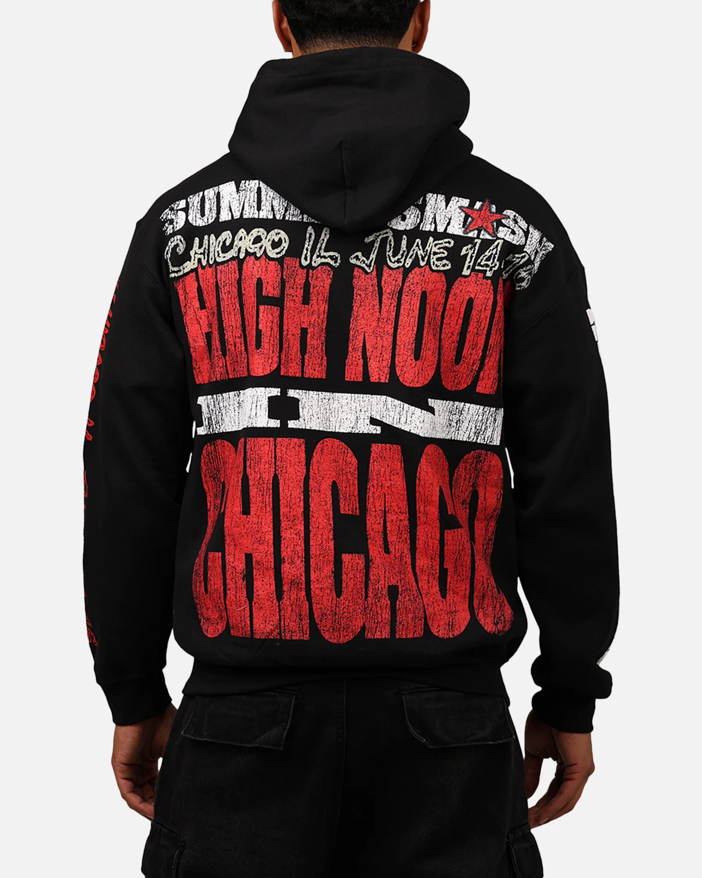 Summer Smash Cowboy Vintage Hoodie Washed Black - Image 2