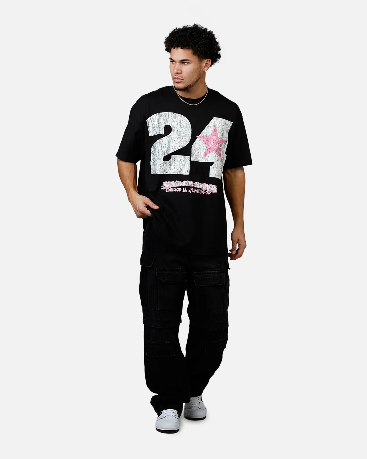 Summer Smash Line Up Vintage T-Shirt Washed Black - Image 3