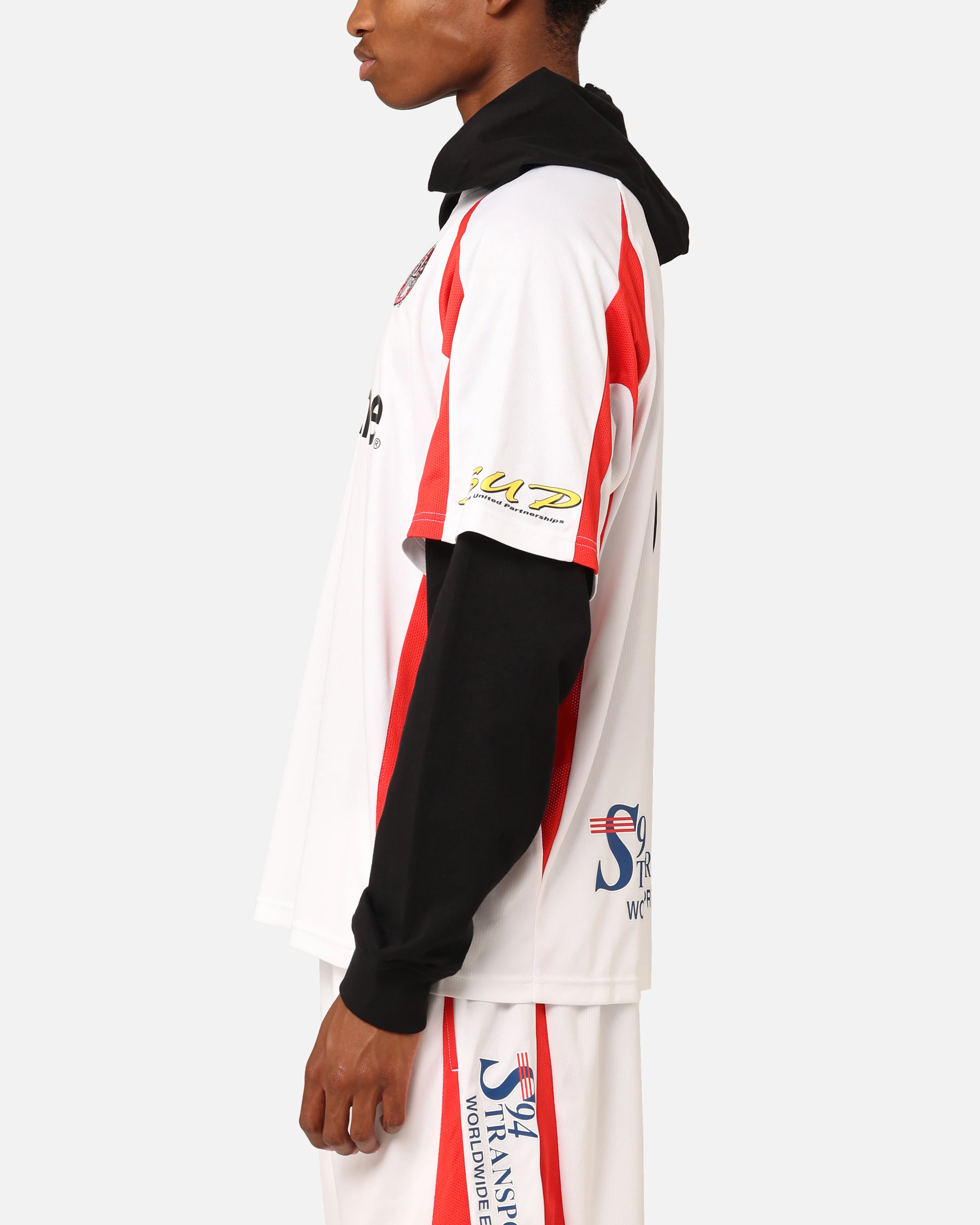 Supreme Hooded Soccer Jersey White - Image 5