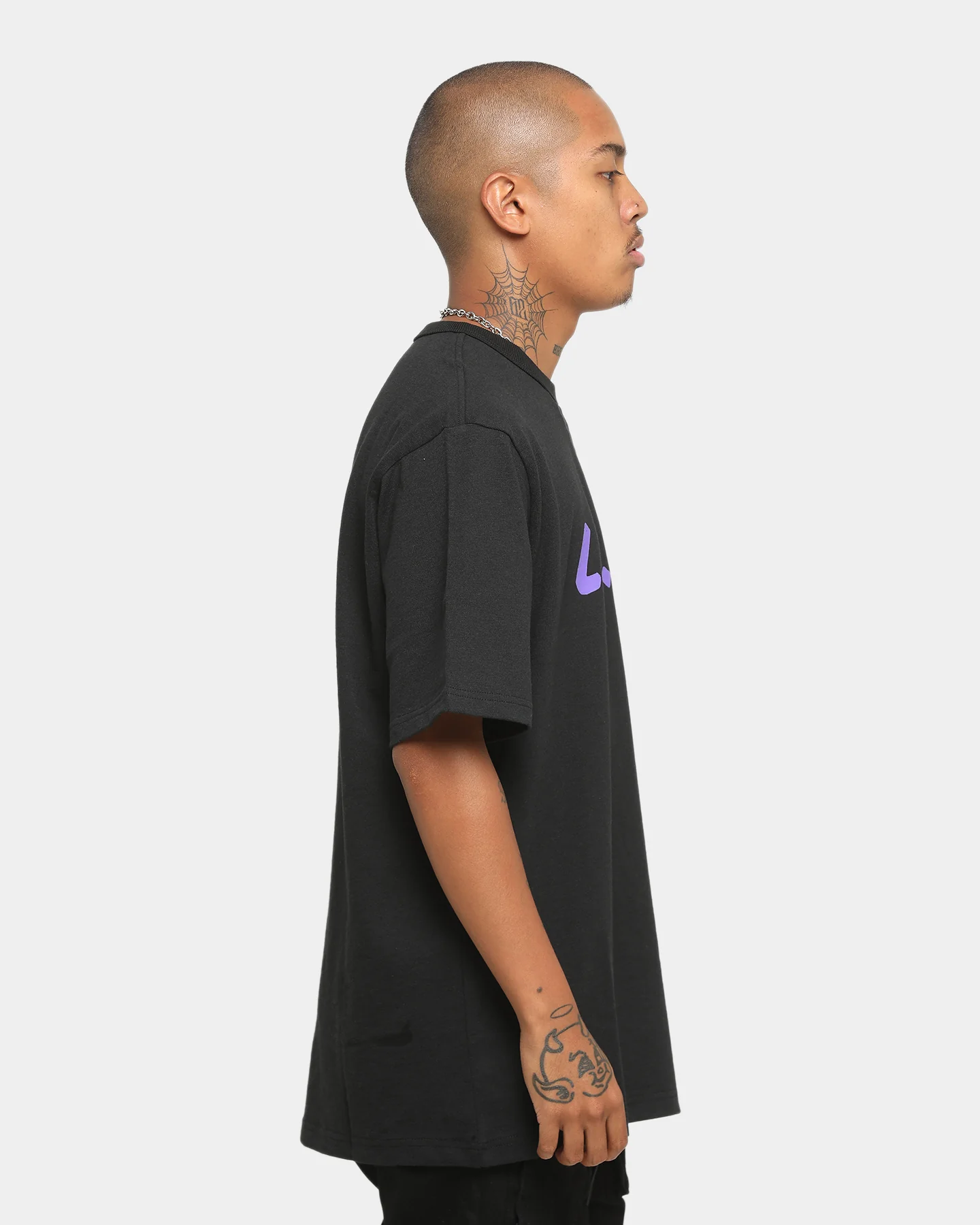 Supreme L.A.M.F Short Sleeve T-Shirt Black - Image 5