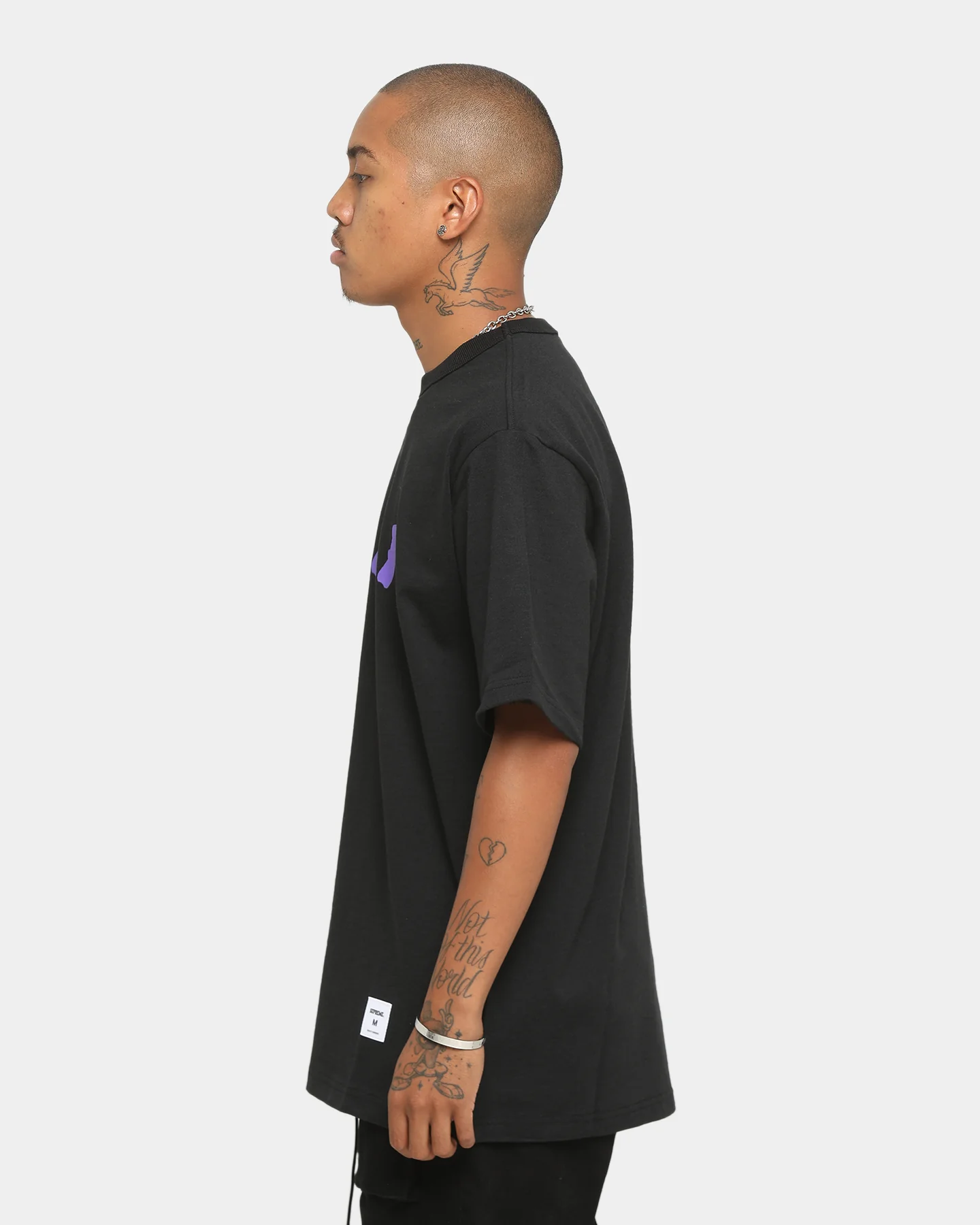 Supreme L.A.M.F Short Sleeve T-Shirt Black - Image 6