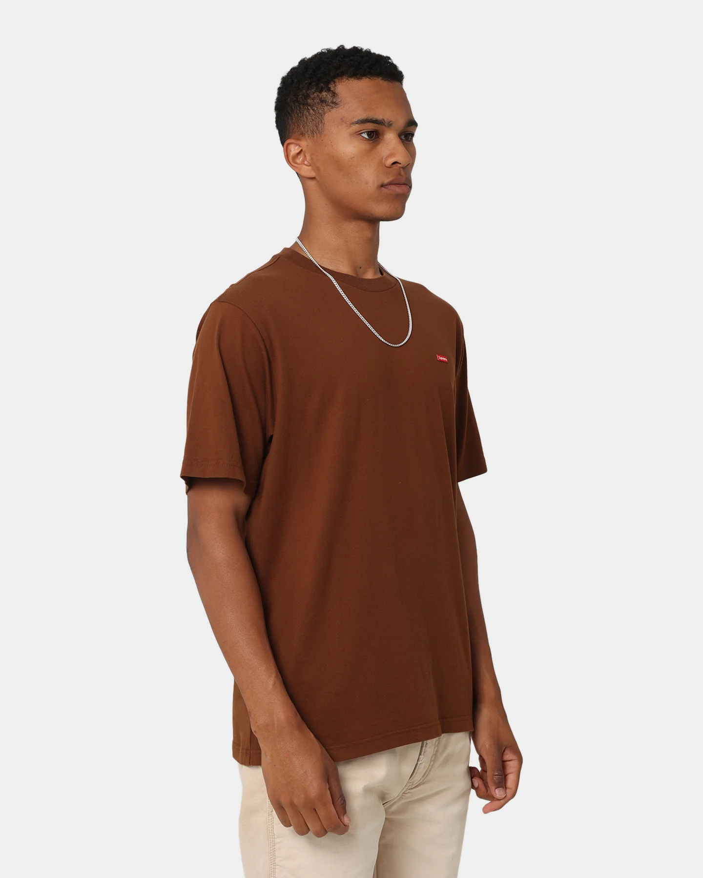 Supreme Small Box T-Shirt Brown - Image 5