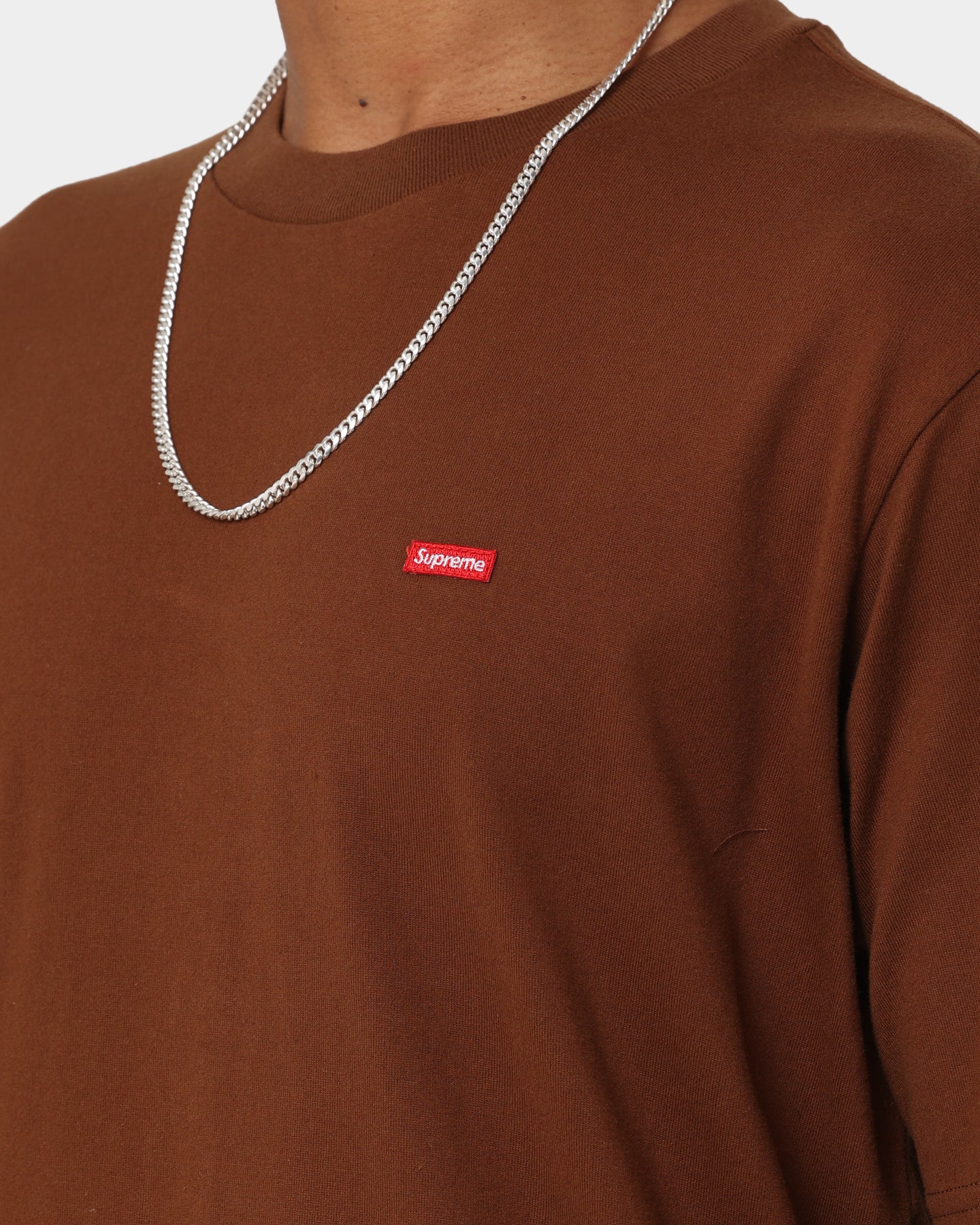 Supreme Small Box T-Shirt Brown - Image 7