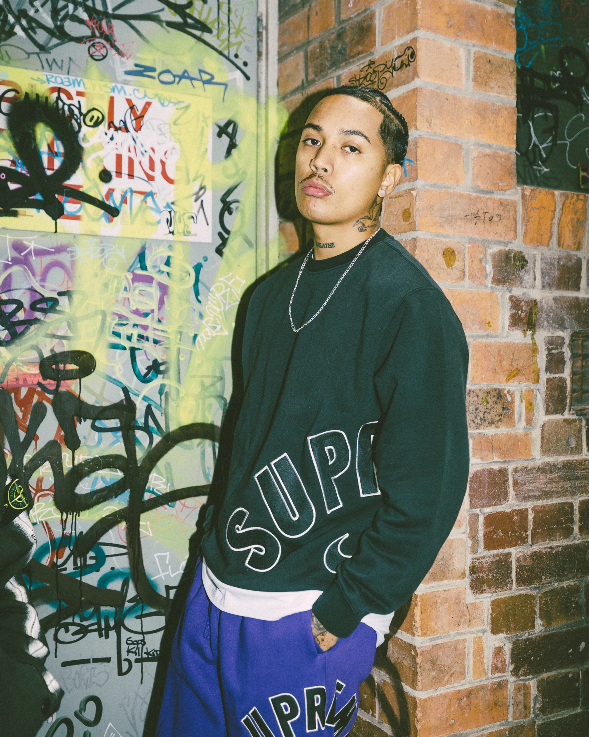 Supreme X Nike Arc Crewneck Black
