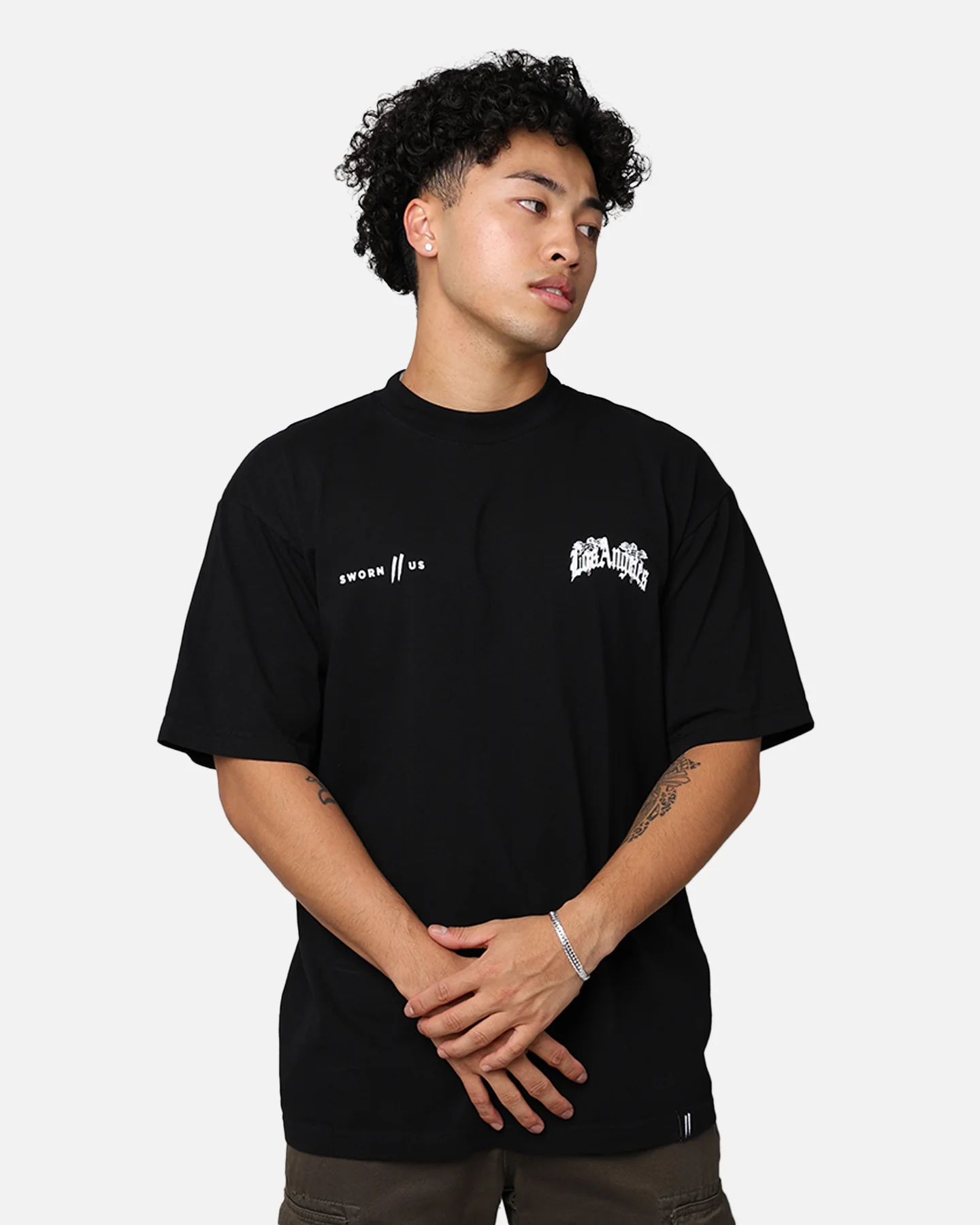 Sworn To Us Hometown T-Shirt Black - Image 2