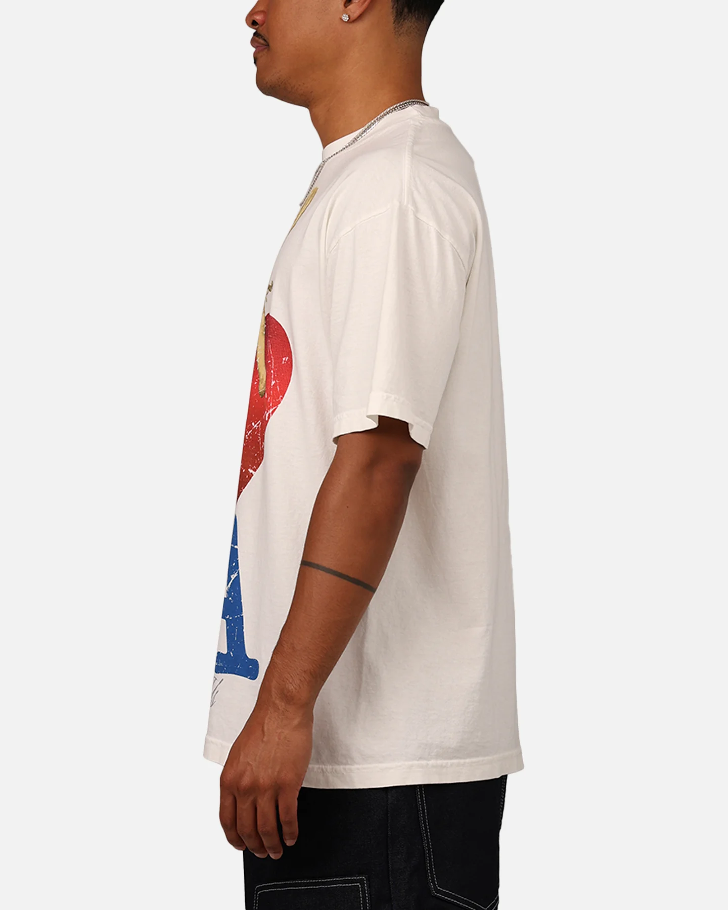 Sworn To Us I Love LA T-Shirt Eggshell - Image 5